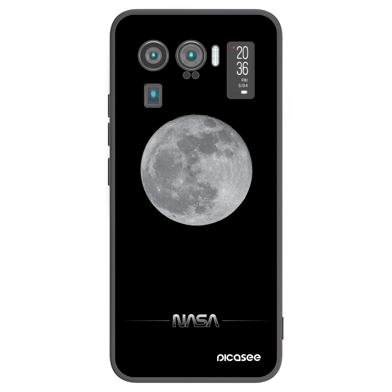 Picasee crna silikonska maskica za Xiaomi Mi 11 Ultra - Moon Minimal