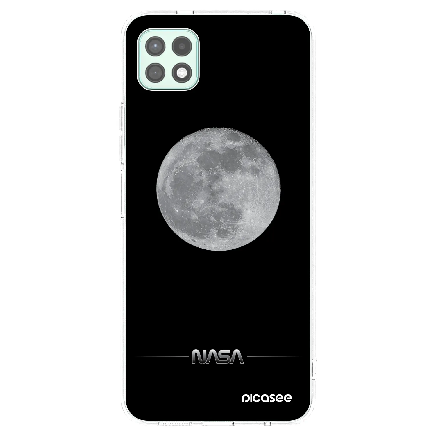 Picasee silikonska prozirna maskica za Samsung Galaxy A22 A226B 5G - Moon Minimal