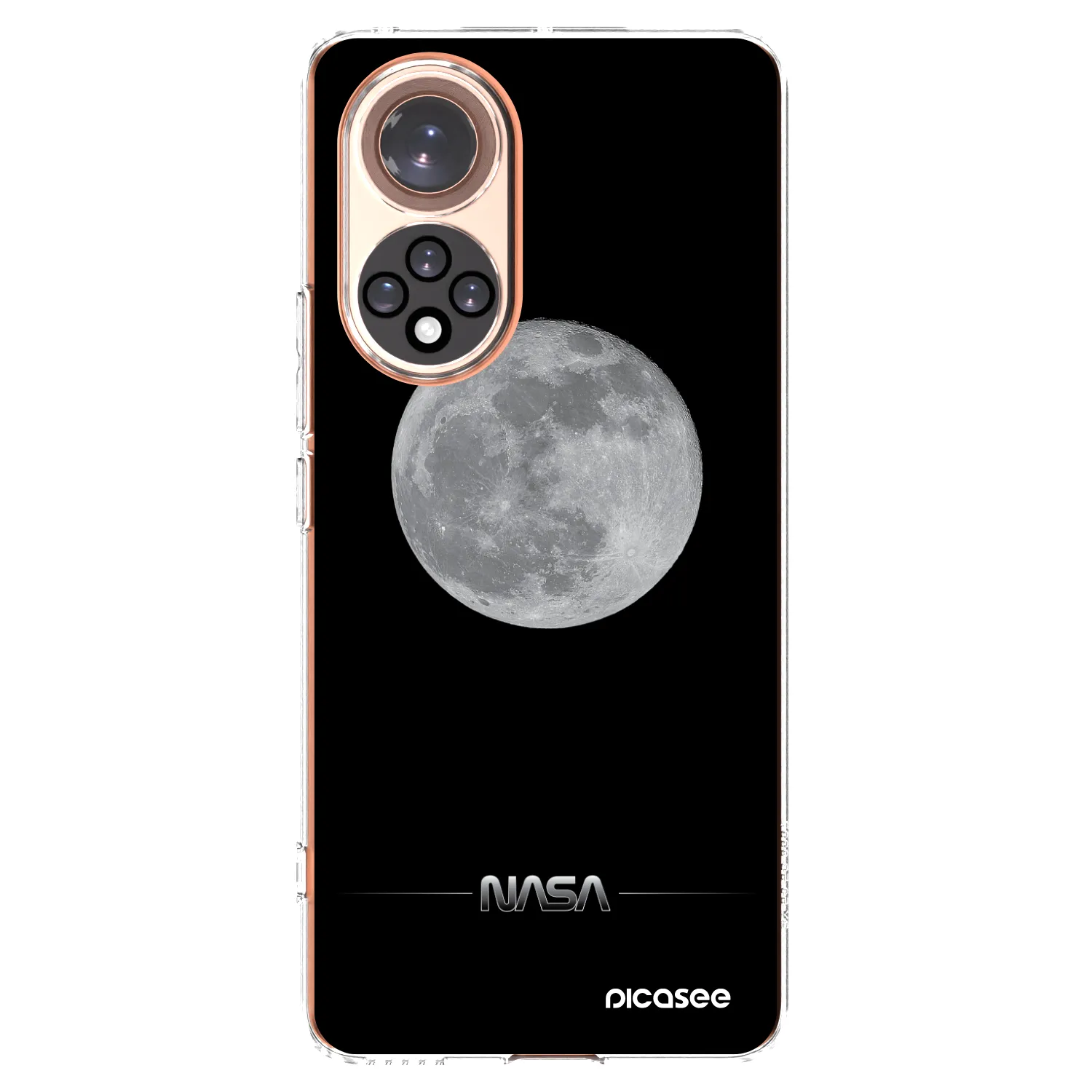 Picasee silikonska prozirna maskica za Honor 50 5G - Moon Minimal