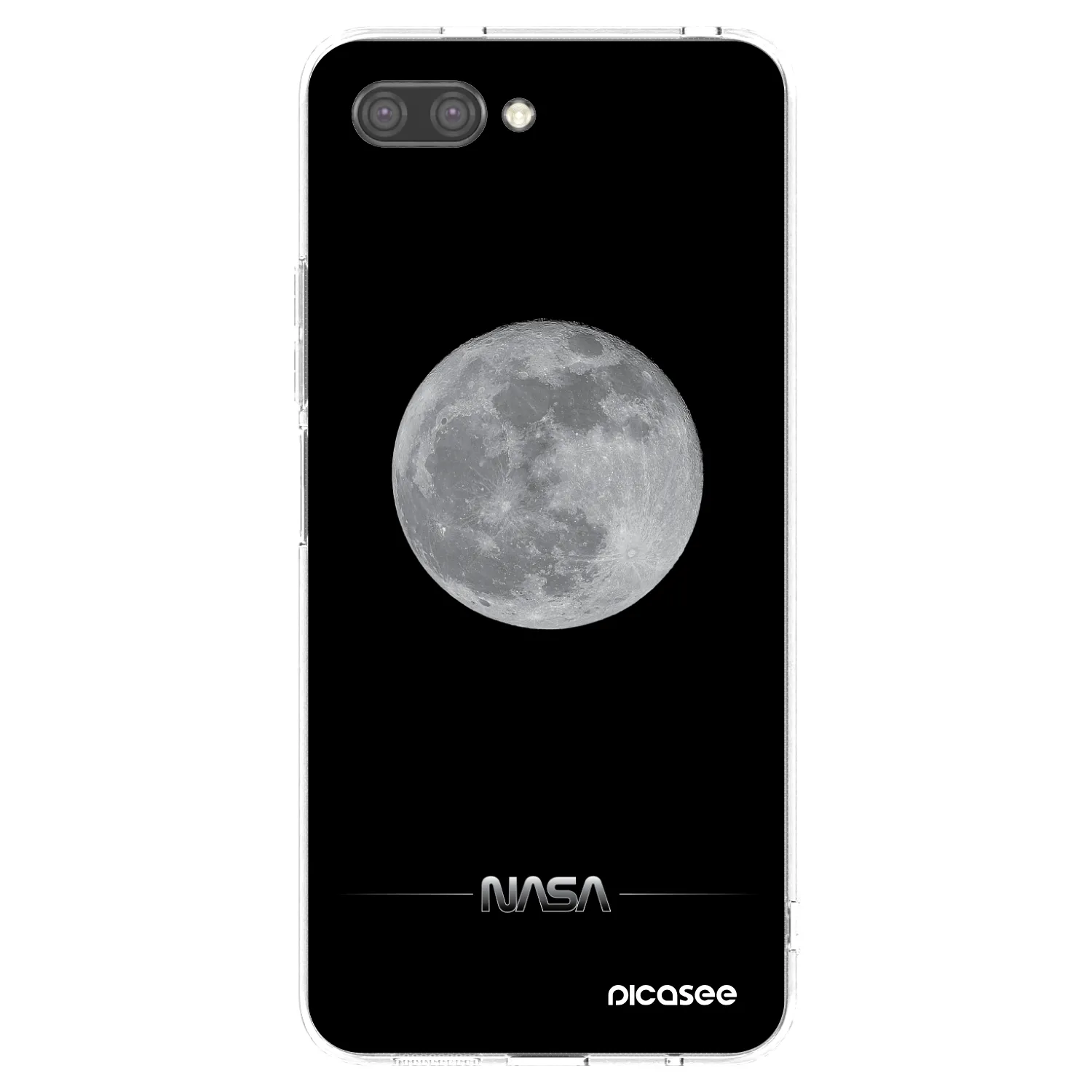 Picasee silikonska prozirna maskica za Honor 10 - Moon Minimal