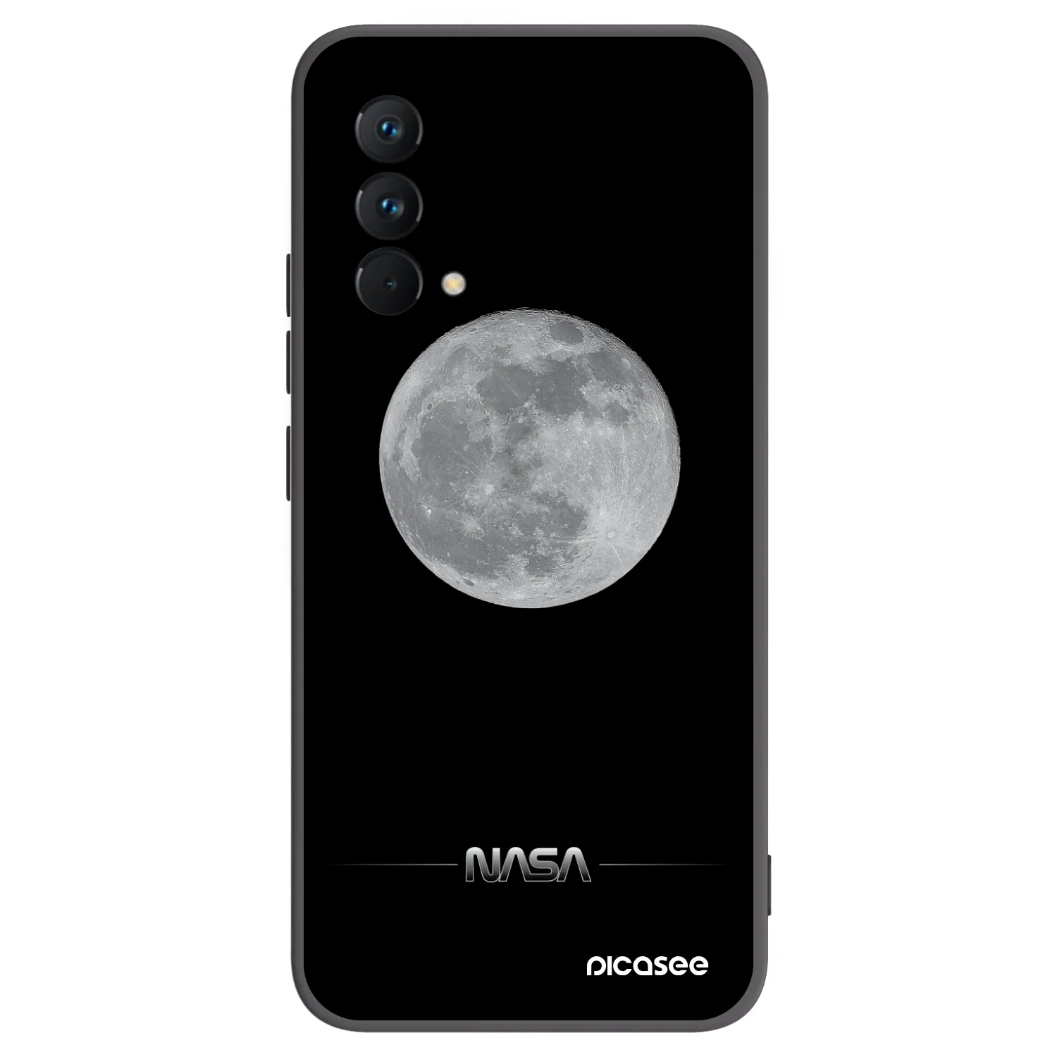 Picasee crna silikonska maskica za Realme GT Master Edition 5G - Moon Minimal