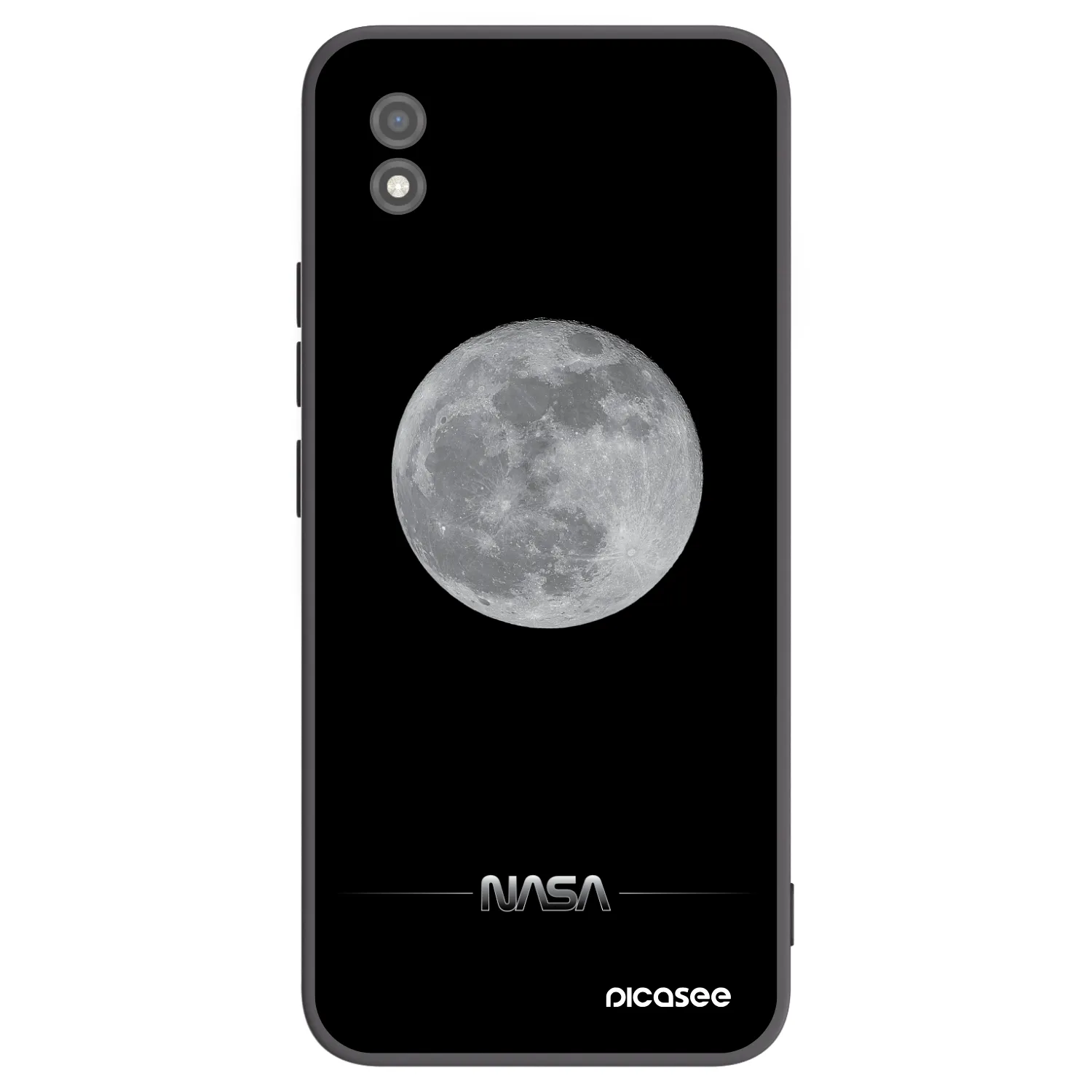 Picasee crna silikonska maskica za Realme C11 (2021) - Moon Minimal