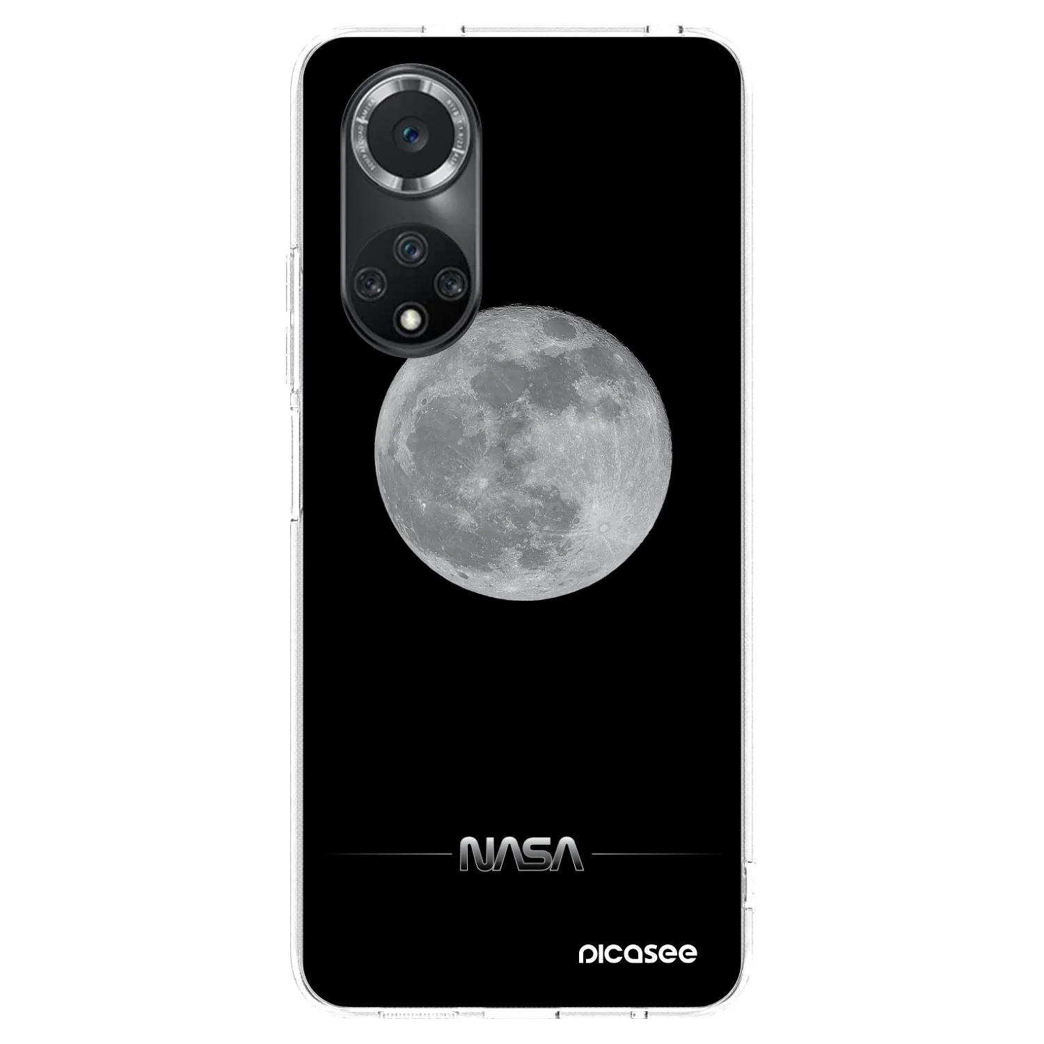 Picasee silikonska prozirna maskica za Huawei Nova 9 SE - Moon Minimal