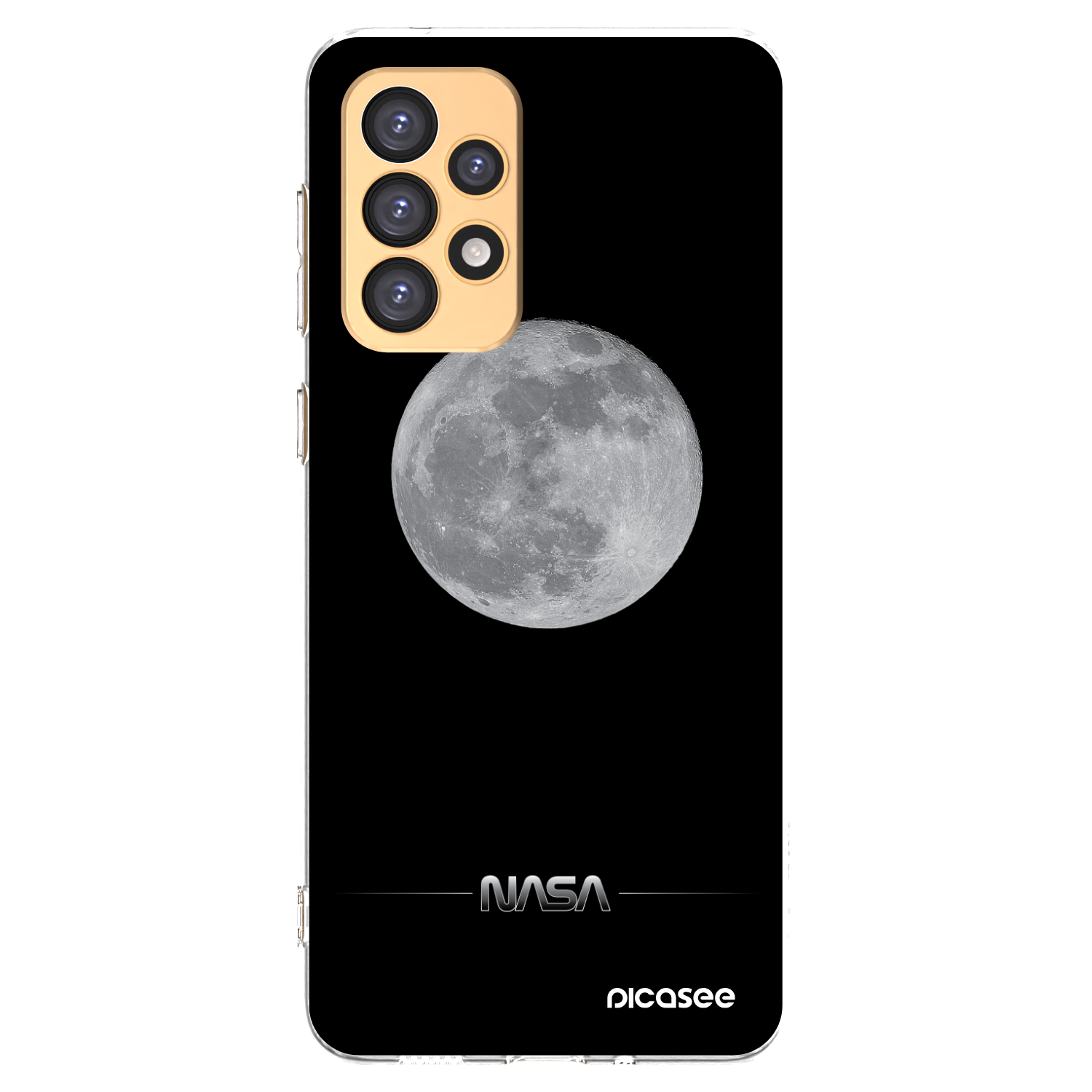Picasee silikonska prozirna maskica za Samsung Galaxy A33 5G A336 - Moon Minimal