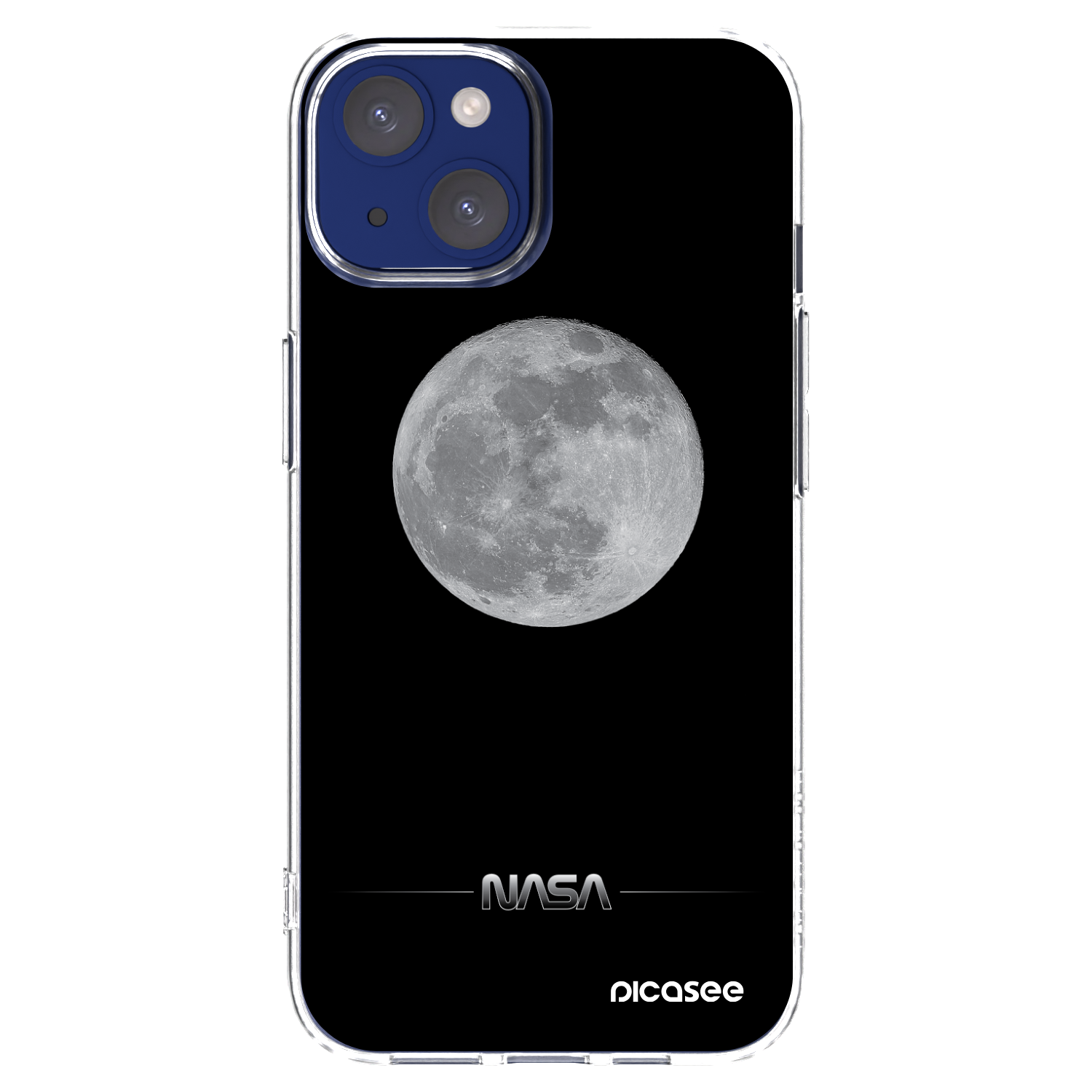 Picasee silikonska prozirna maskica za Apple iPhone 14 - Moon Minimal