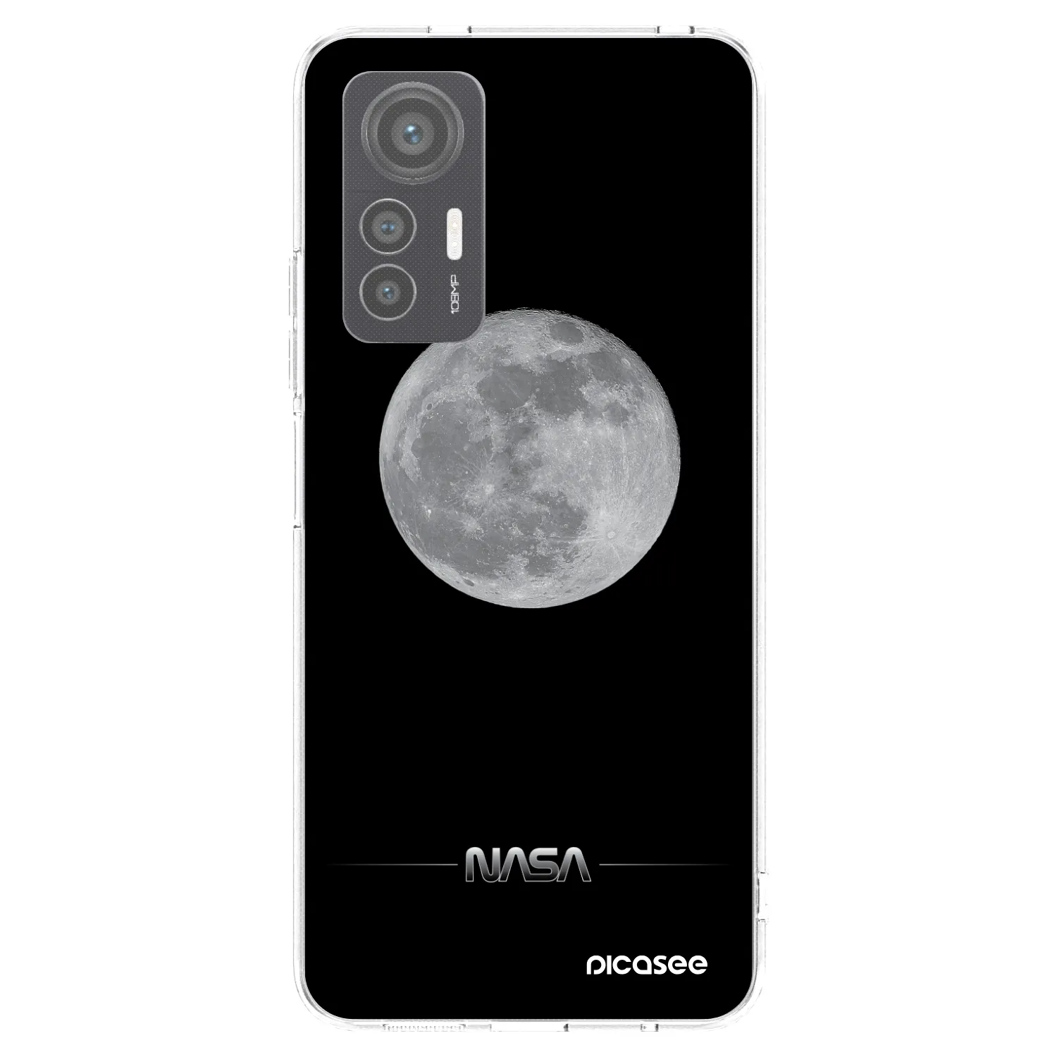 Picasee silikonska prozirna maskica za Xiaomi 12 Lite - Moon Minimal