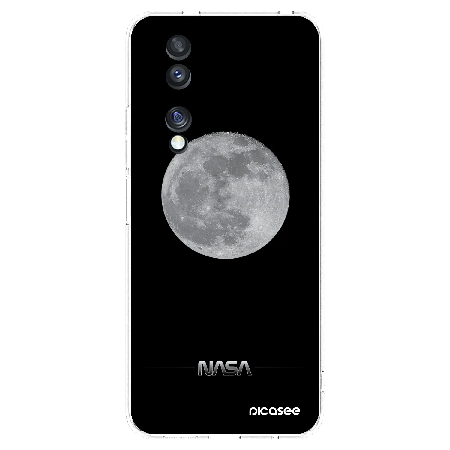 Picasee silikonska prozirna maskica za Honor 70 - Moon Minimal