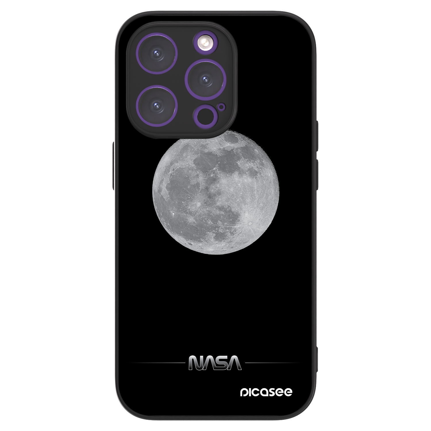 Picasee ULTIMATE CASE MagSafe za Apple iPhone 14 Pro - Moon Minimal