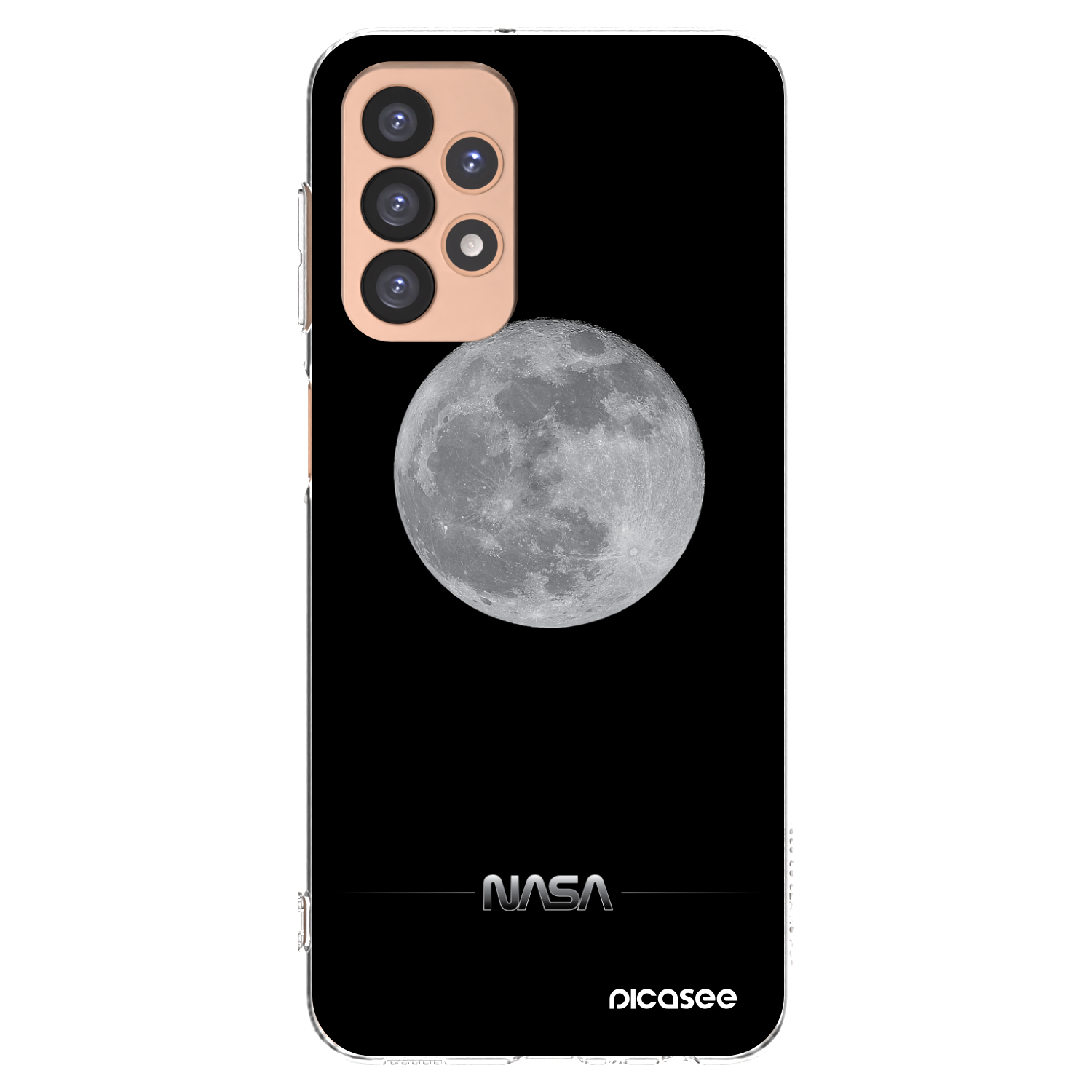 Picasee silikonska prozirna maskica za Samsung Galaxy A23 A236B 5G - Moon Minimal