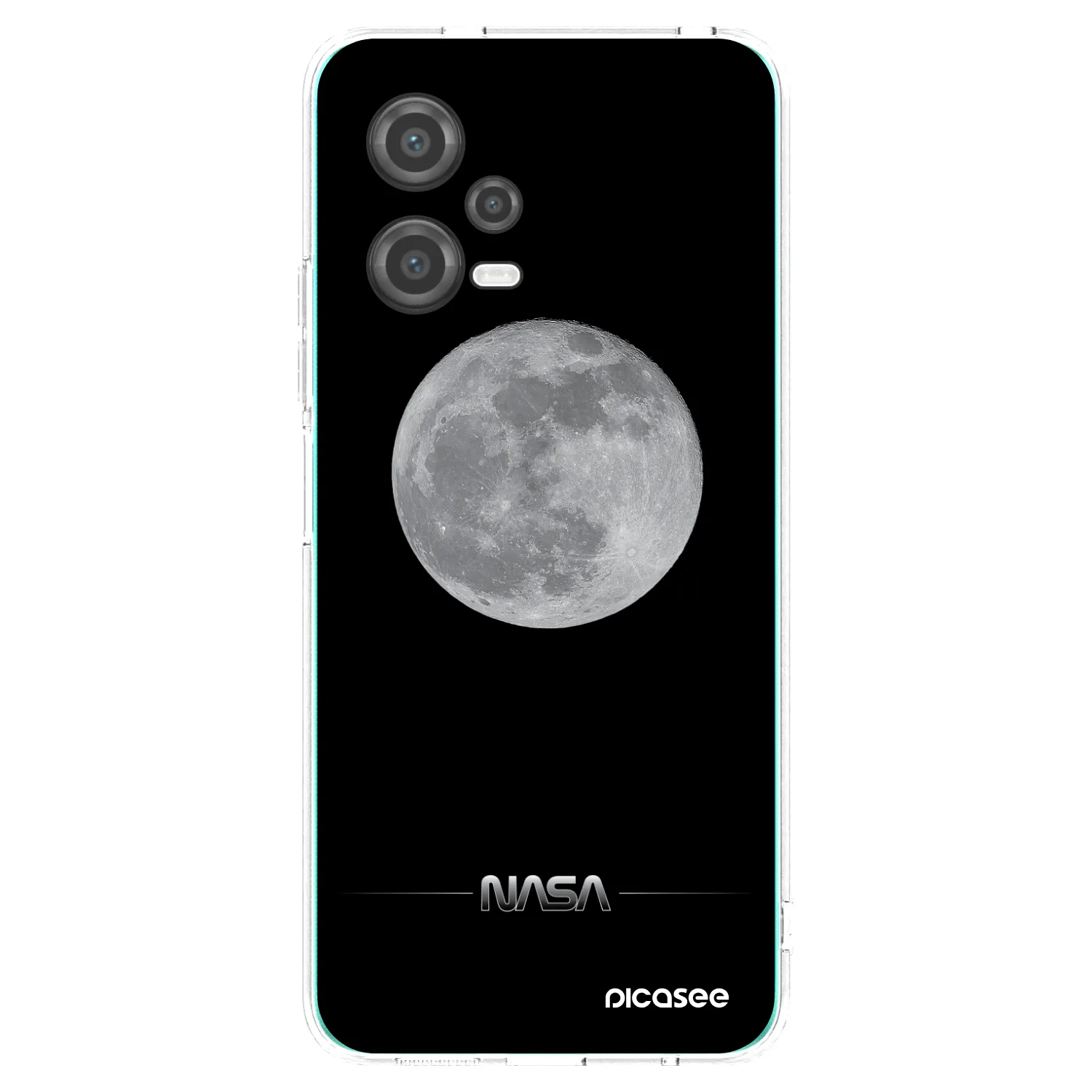 Picasee silikonska prozirna maskica za Xiaomi Poco X5 - Moon Minimal