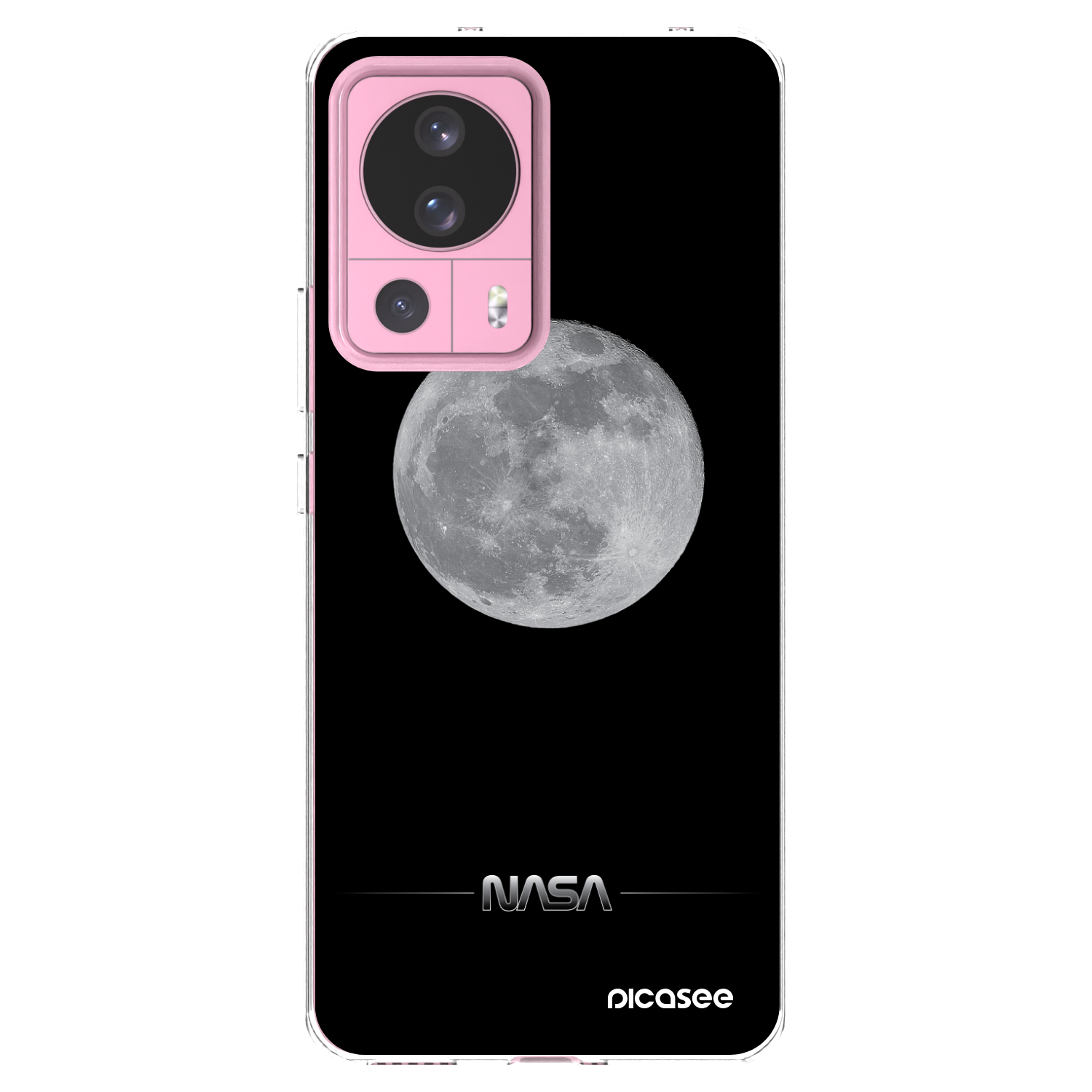 Picasee silikonska prozirna maskica za Xiaomi 13 Lite - Moon Minimal