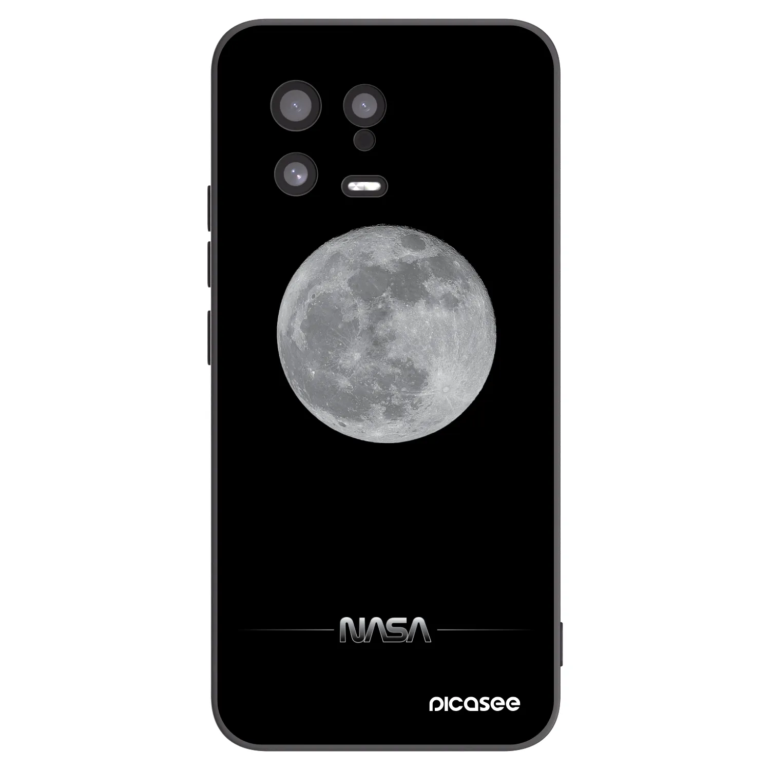 Picasee crna silikonska maskica za Xiaomi 13 - Moon Minimal