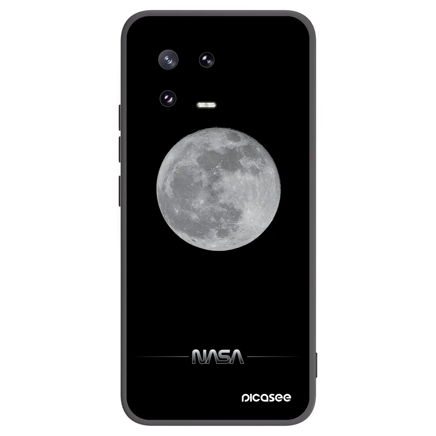Picasee crna silikonska maskica za Xiaomi 13 Pro - Moon Minimal