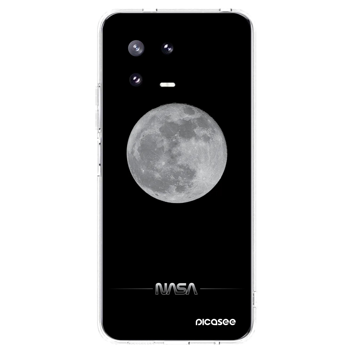 Picasee silikonska prozirna maskica za Xiaomi 13 Pro - Moon Minimal