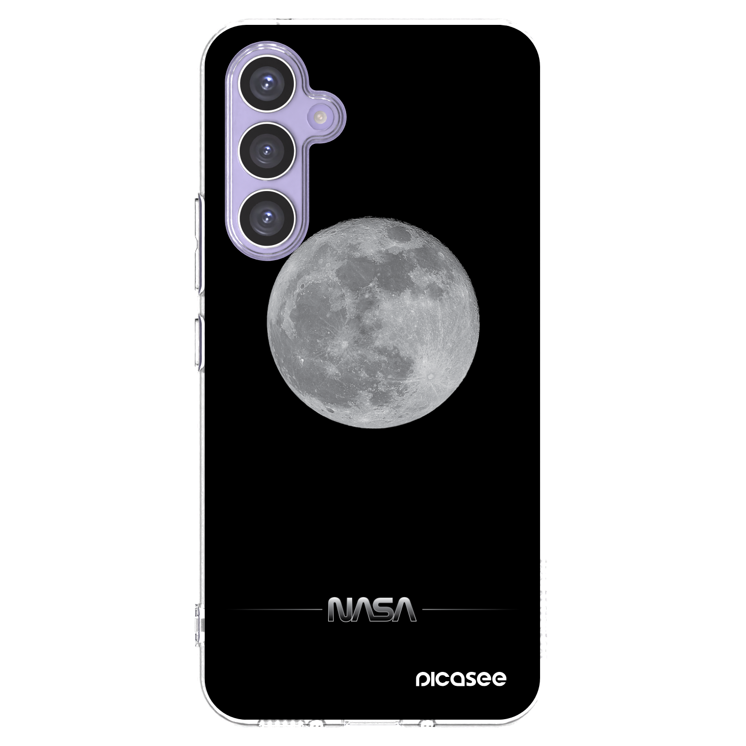 Picasee silikonska prozirna maskica za Samsung Galaxy A54 5G A546B - Moon Minimal
