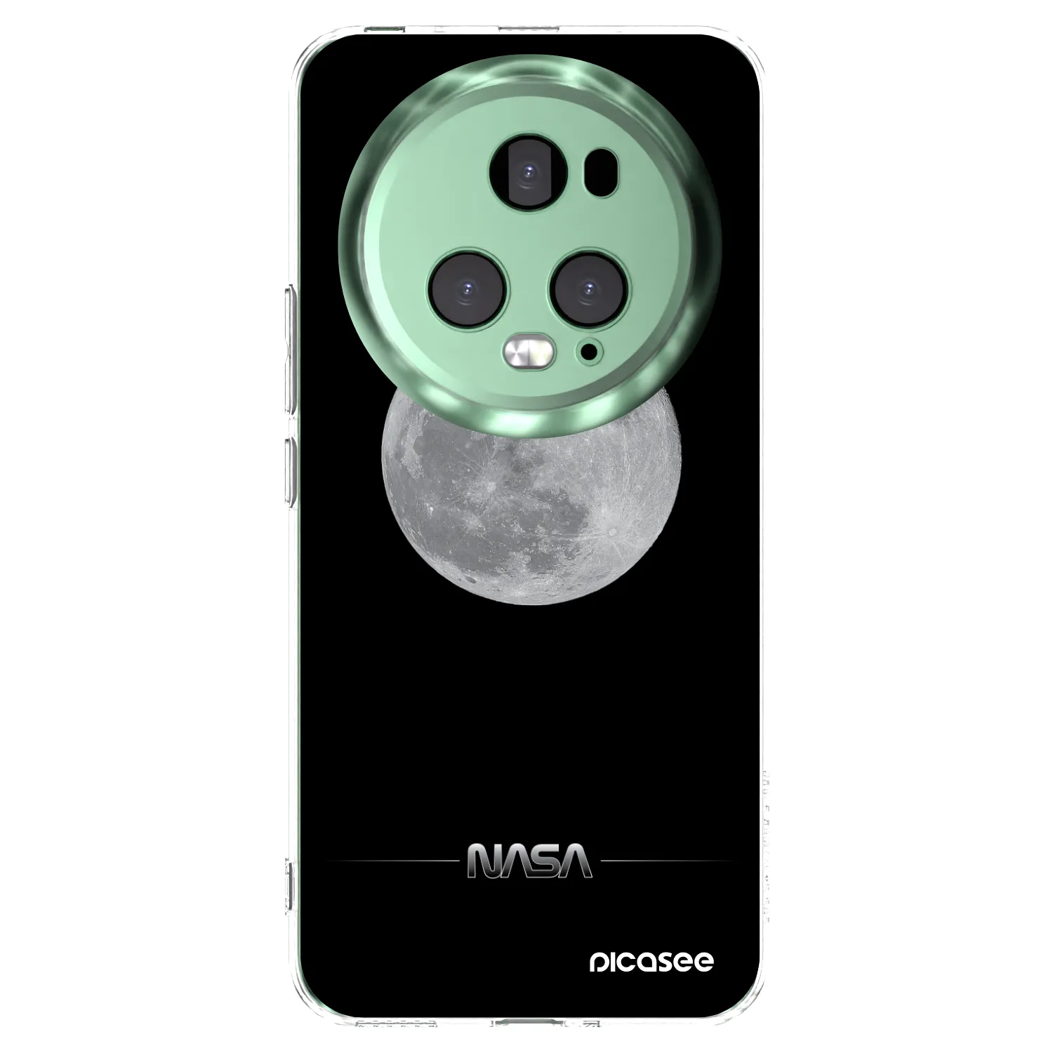 Picasee silikonska prozirna maskica za Honor Magic5 Pro - Moon Minimal