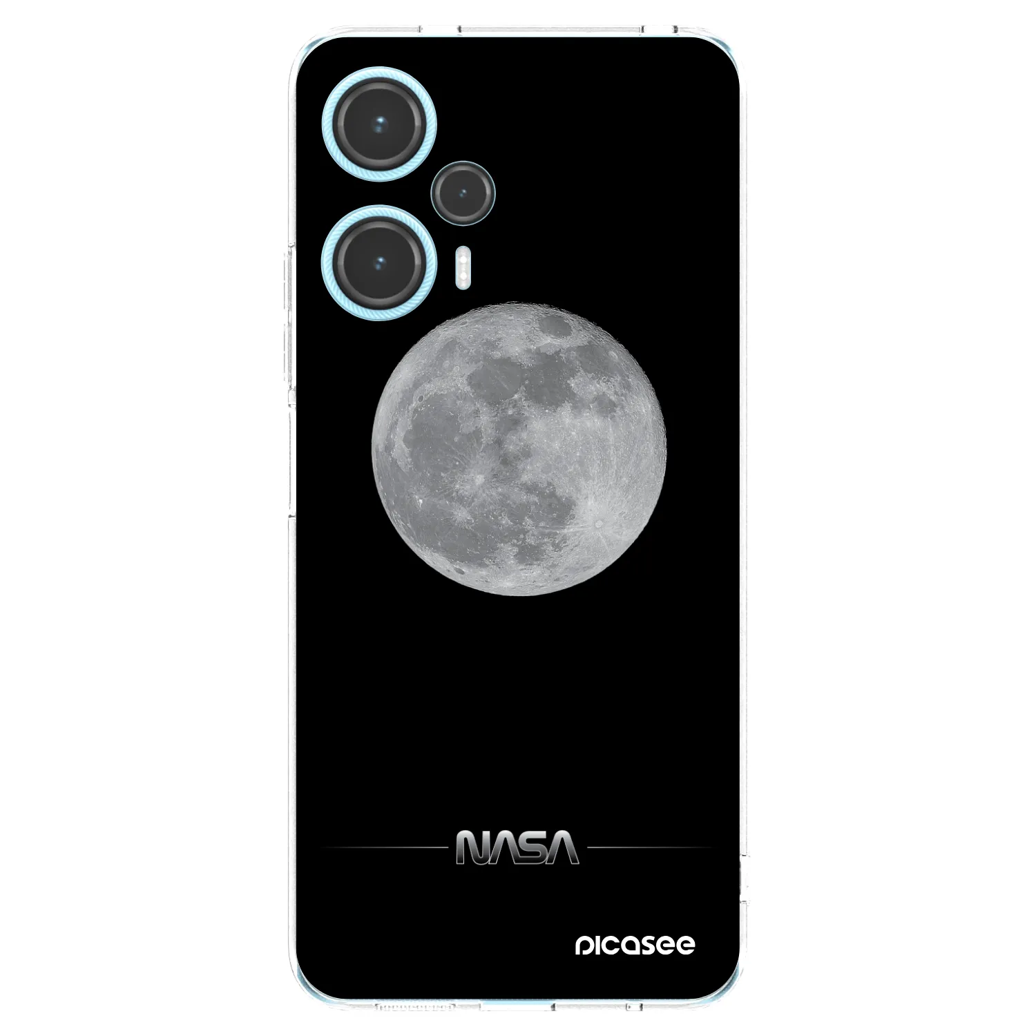 Picasee silikonska prozirna maskica za Xiaomi Poco F5 - Moon Minimal