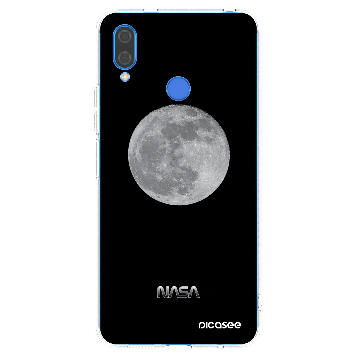 Picasee silikonska prozirna maskica za Huawei Nova 3 - Moon Minimal