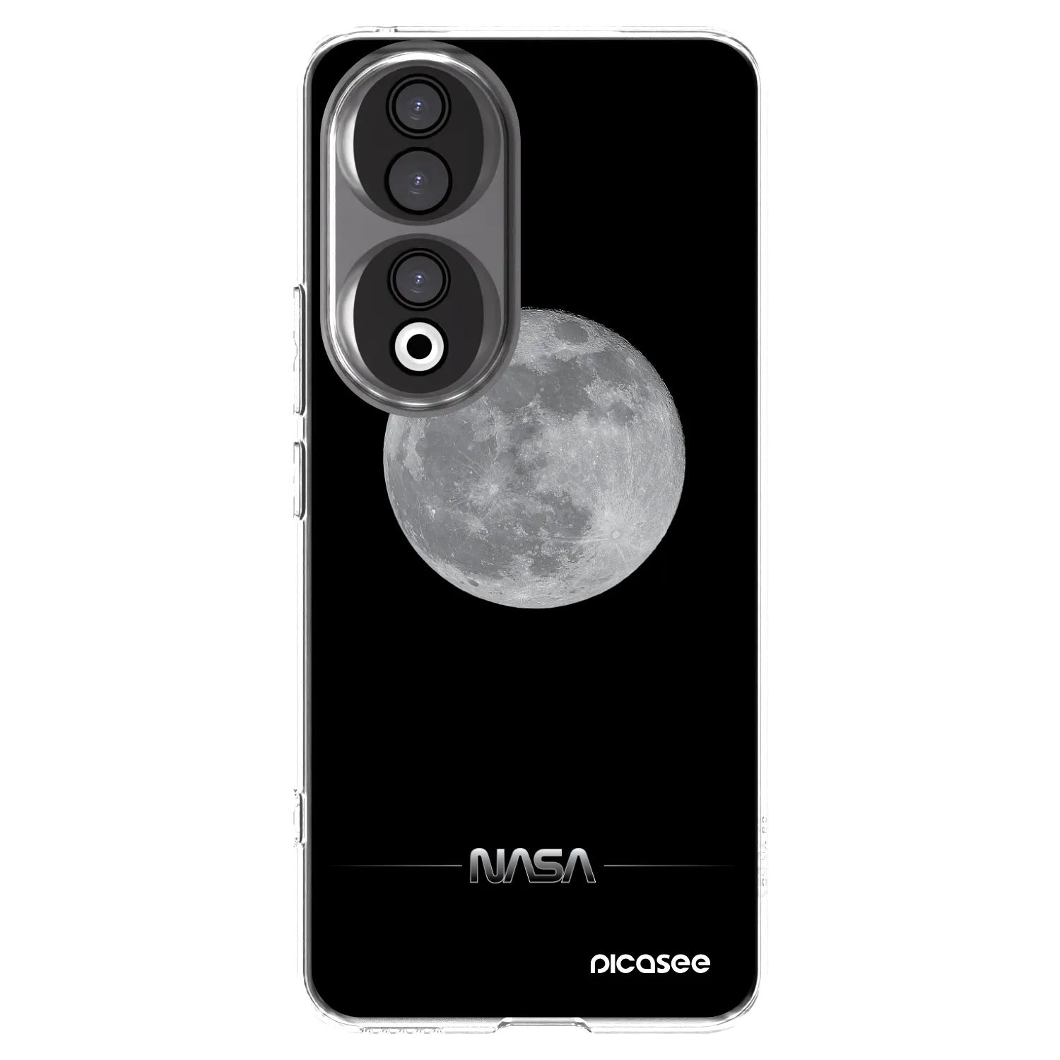Picasee silikonska prozirna maskica za Honor 90 5G - Moon Minimal