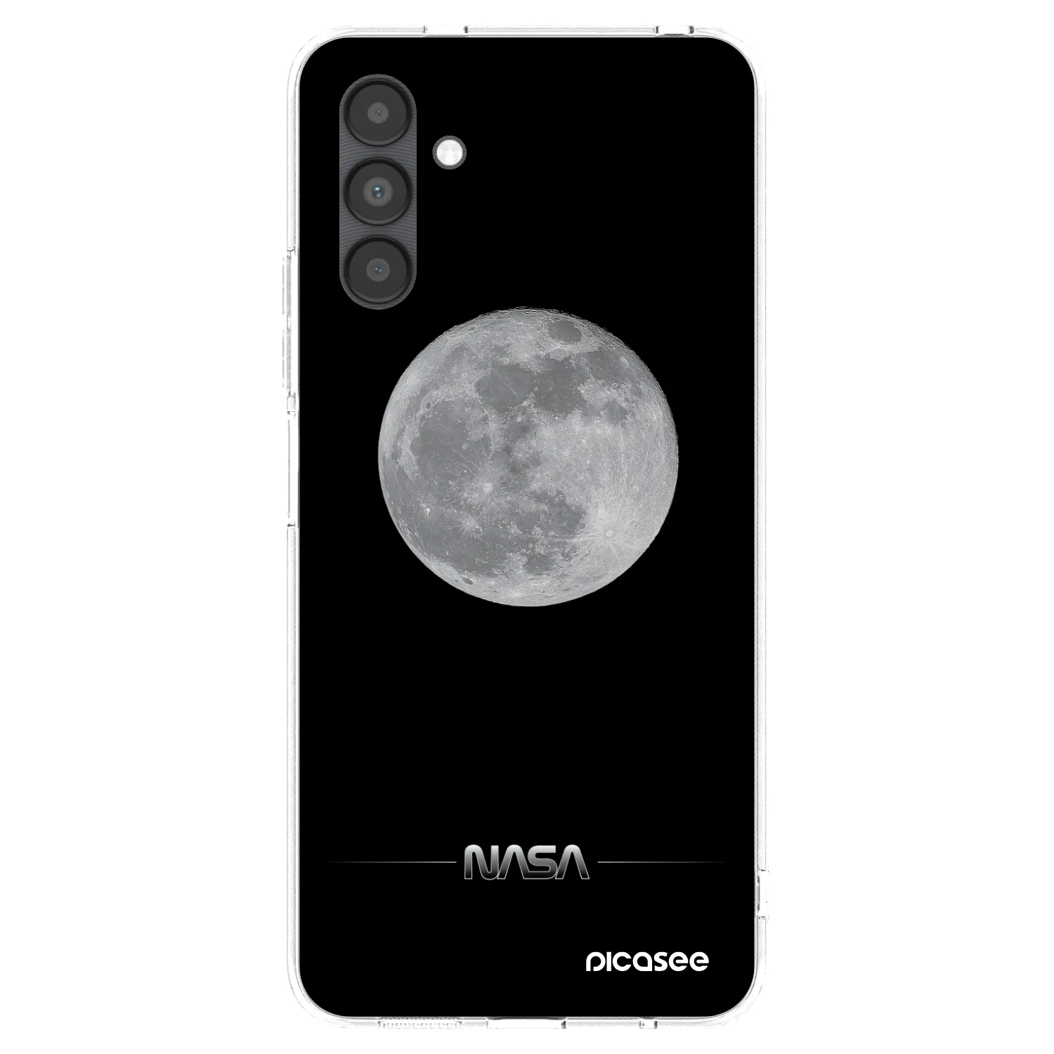 Picasee silikonska prozirna maskica za Samsung Galaxy A04s A047F - Moon Minimal