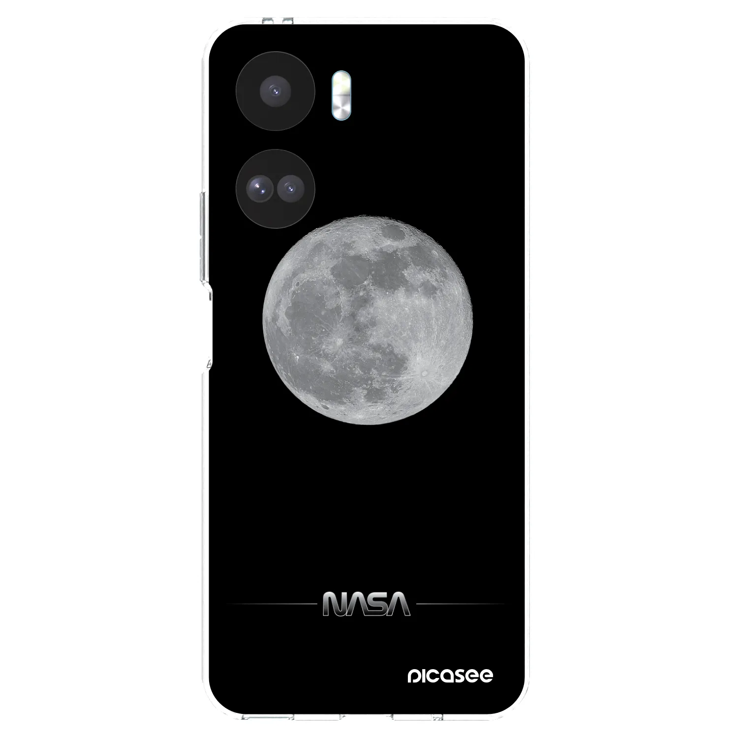 Picasee silikonska prozirna maskica za Honor 90 Lite 5G - Moon Minimal