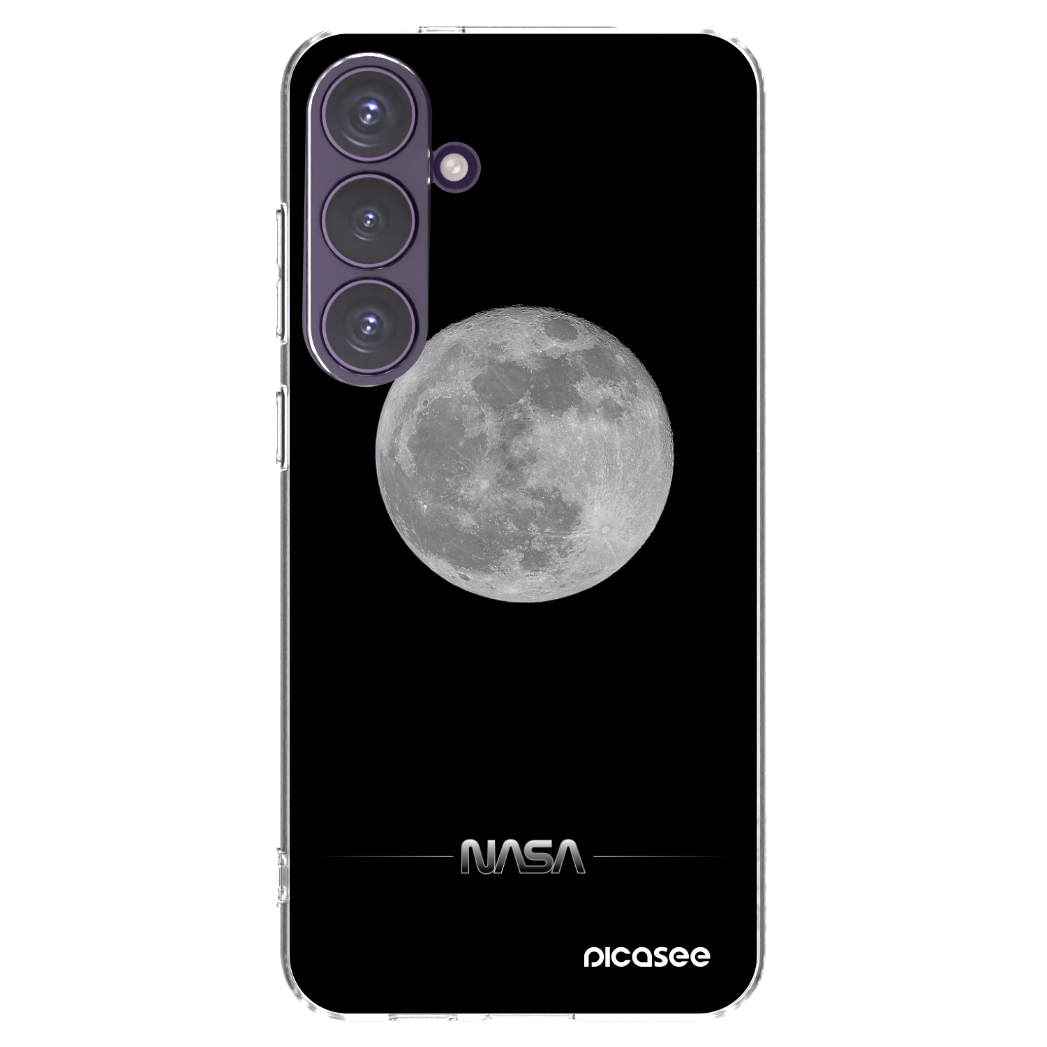 Picasee silikonska prozirna maskica za Samsung Galaxy S24+ S926B 5G - Moon Minimal
