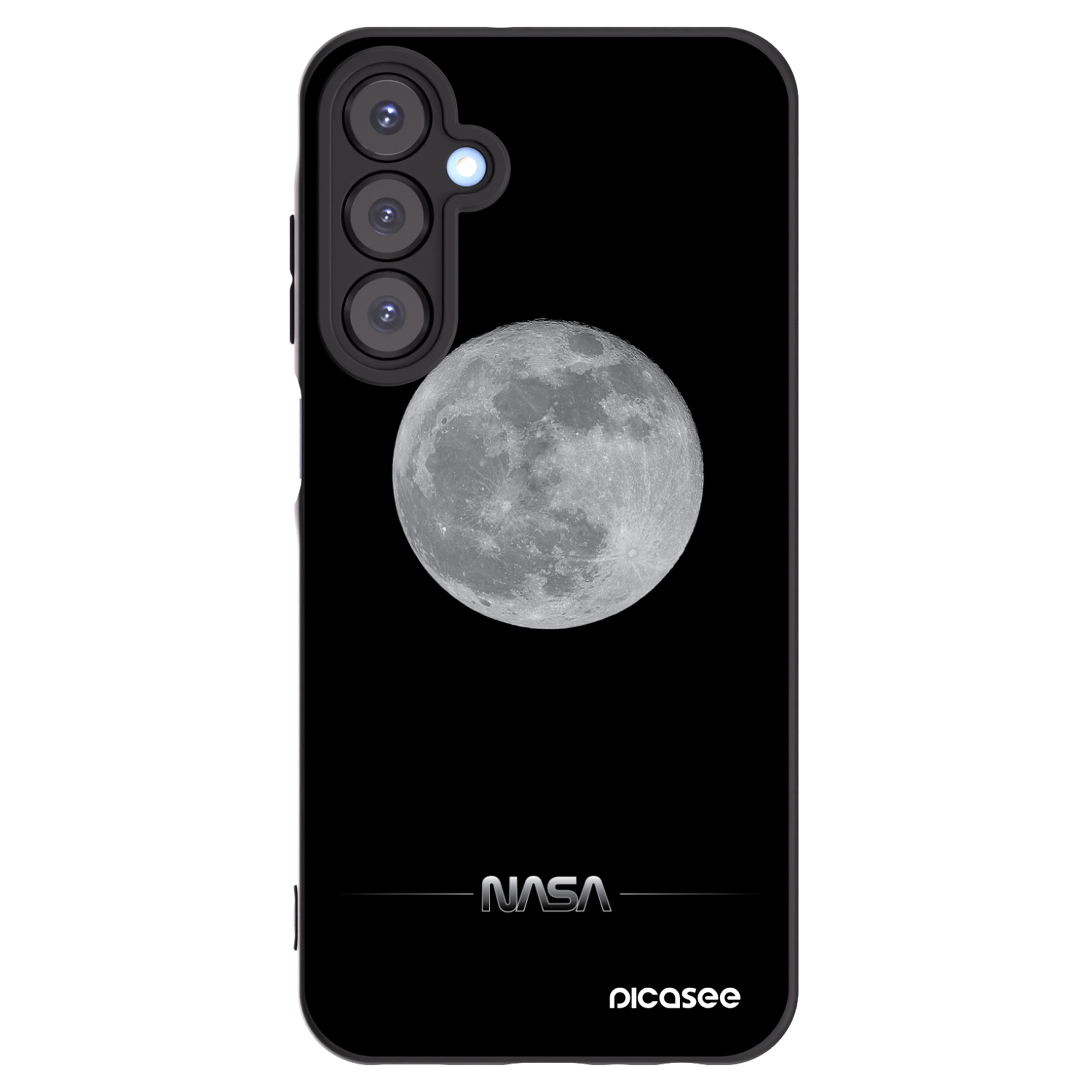 Picasee crna silikonska maskica za Samsung Galaxy A25 A256B 5G - Moon Minimal