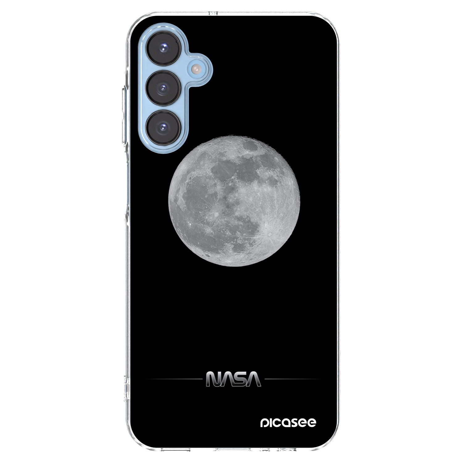 Picasee silikonska prozirna maskica za Samsung Galaxy A15 A156B 5G - Moon Minimal