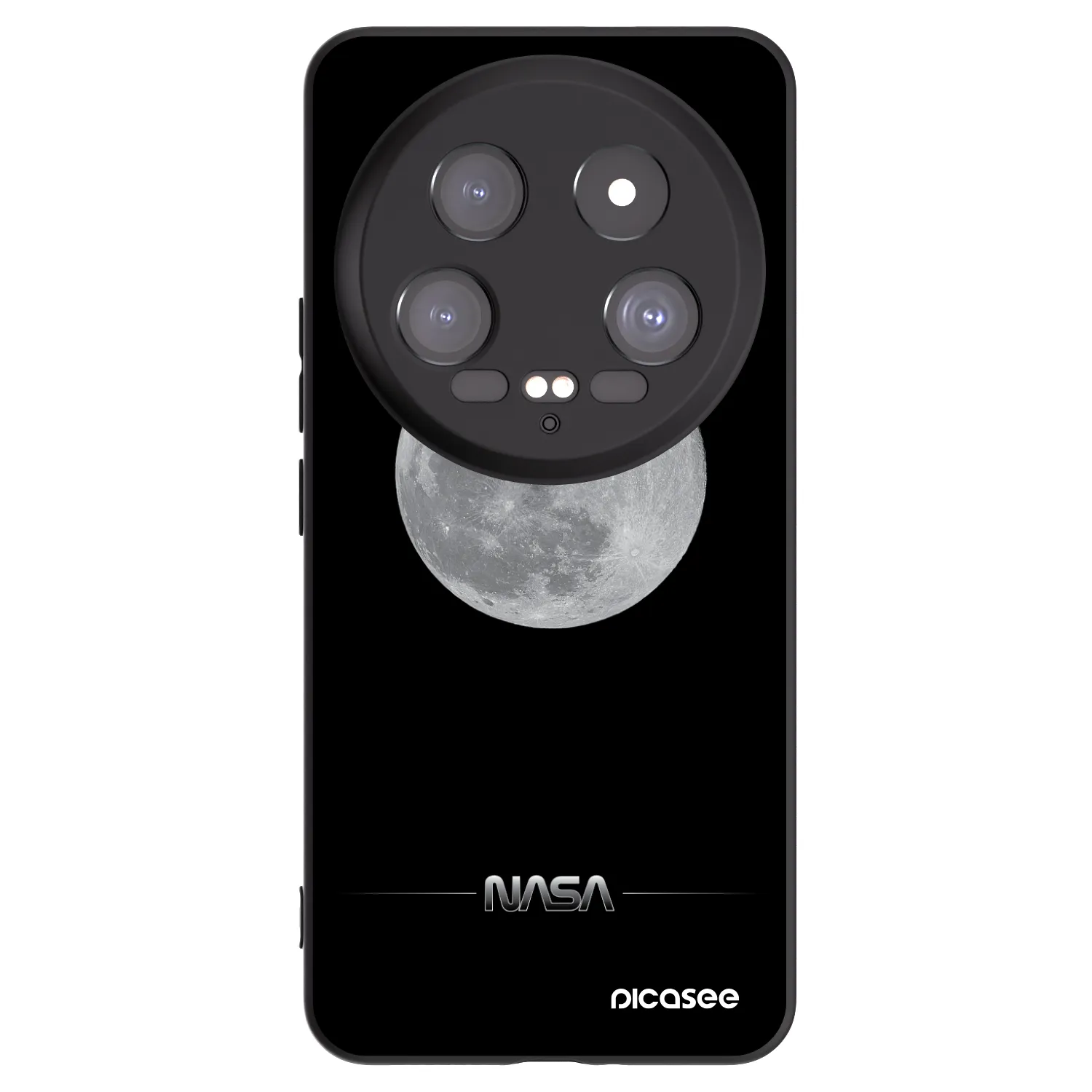 Picasee crna silikonska maskica za Xiaomi 14 Ultra - Moon Minimal