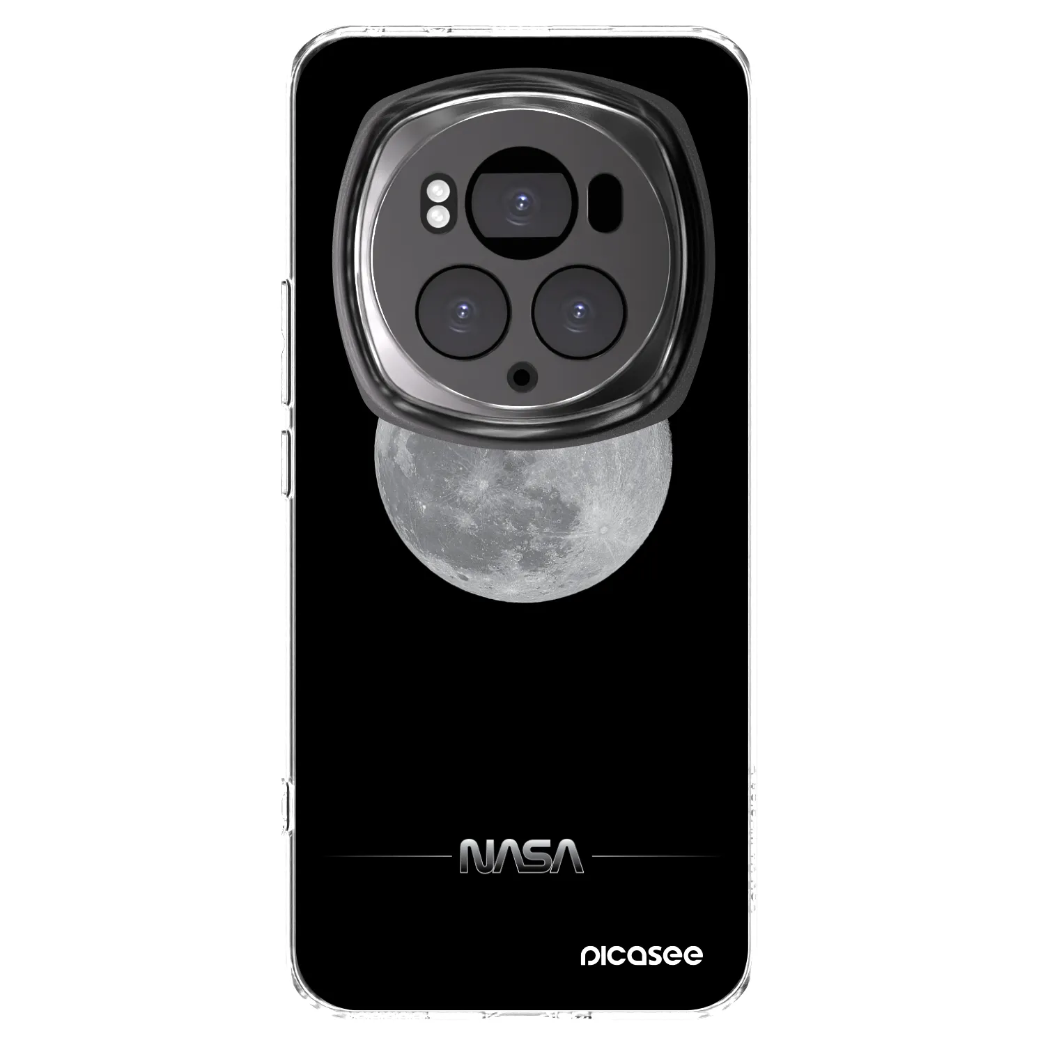 Picasee silikonska prozirna maskica za Honor Magic6 Pro - Moon Minimal