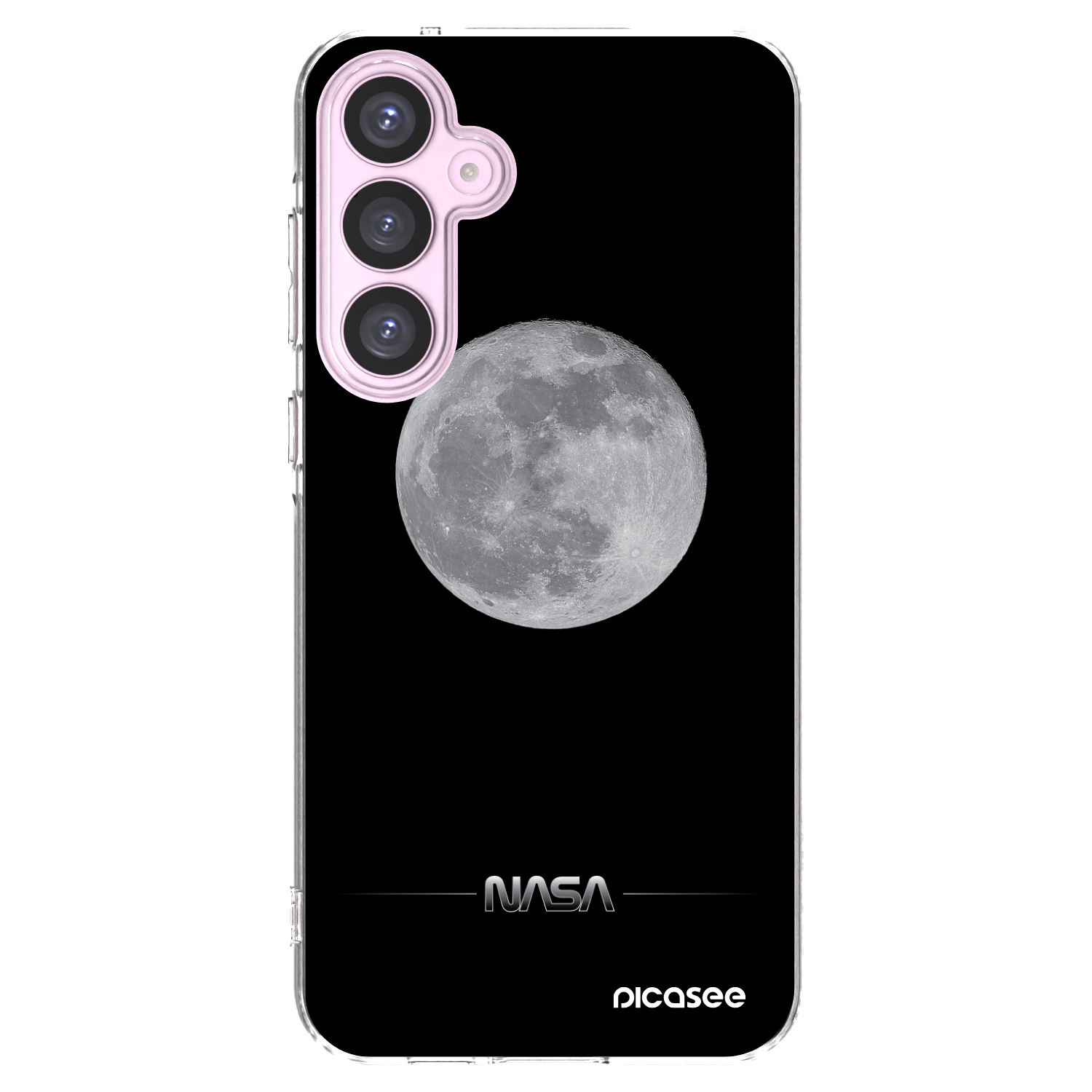 Picasee silikonska prozirna maskica za Samsung Galaxy A55 5G A556B - Moon Minimal