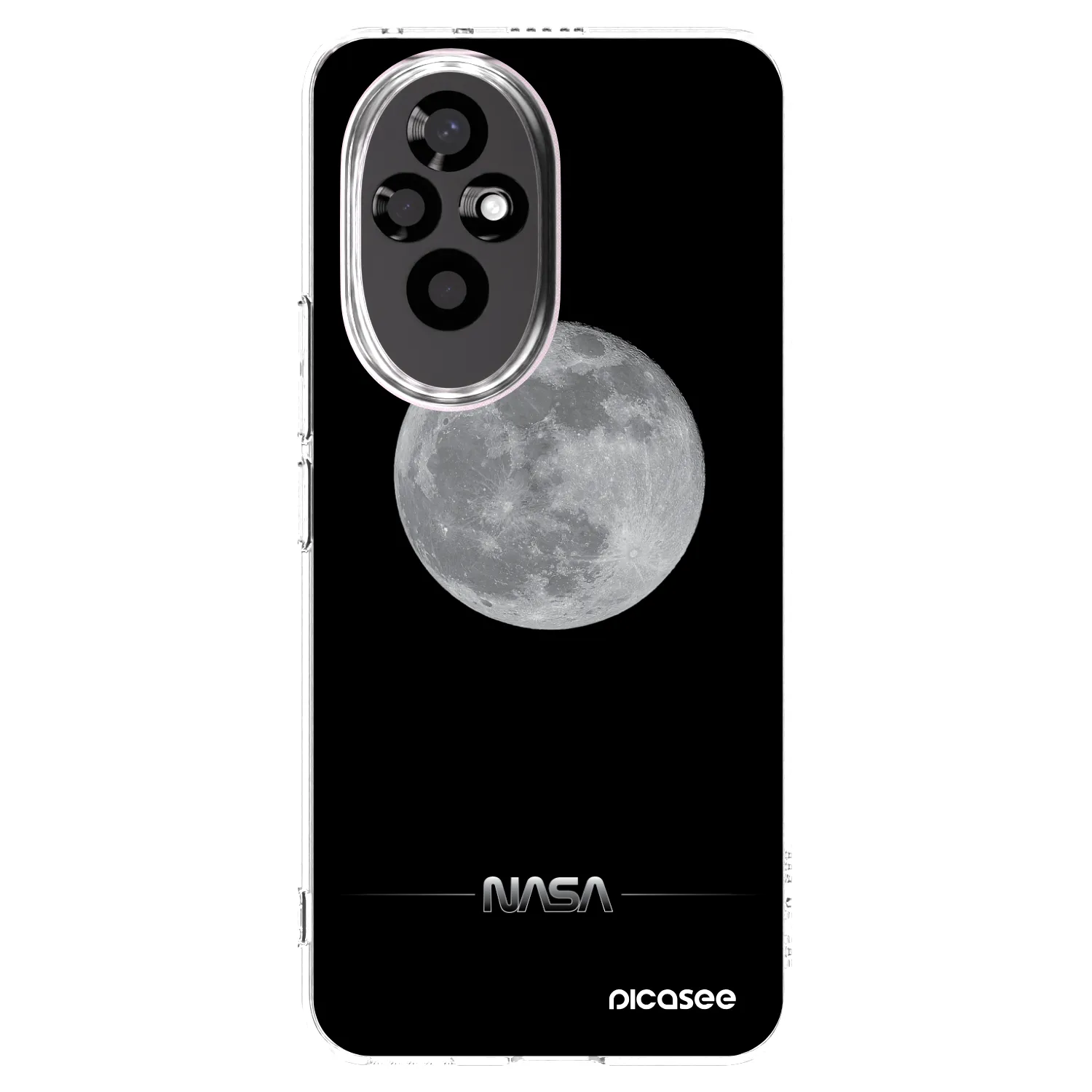 Picasee silikonska prozirna maskica za Honor 200 5G - Moon Minimal