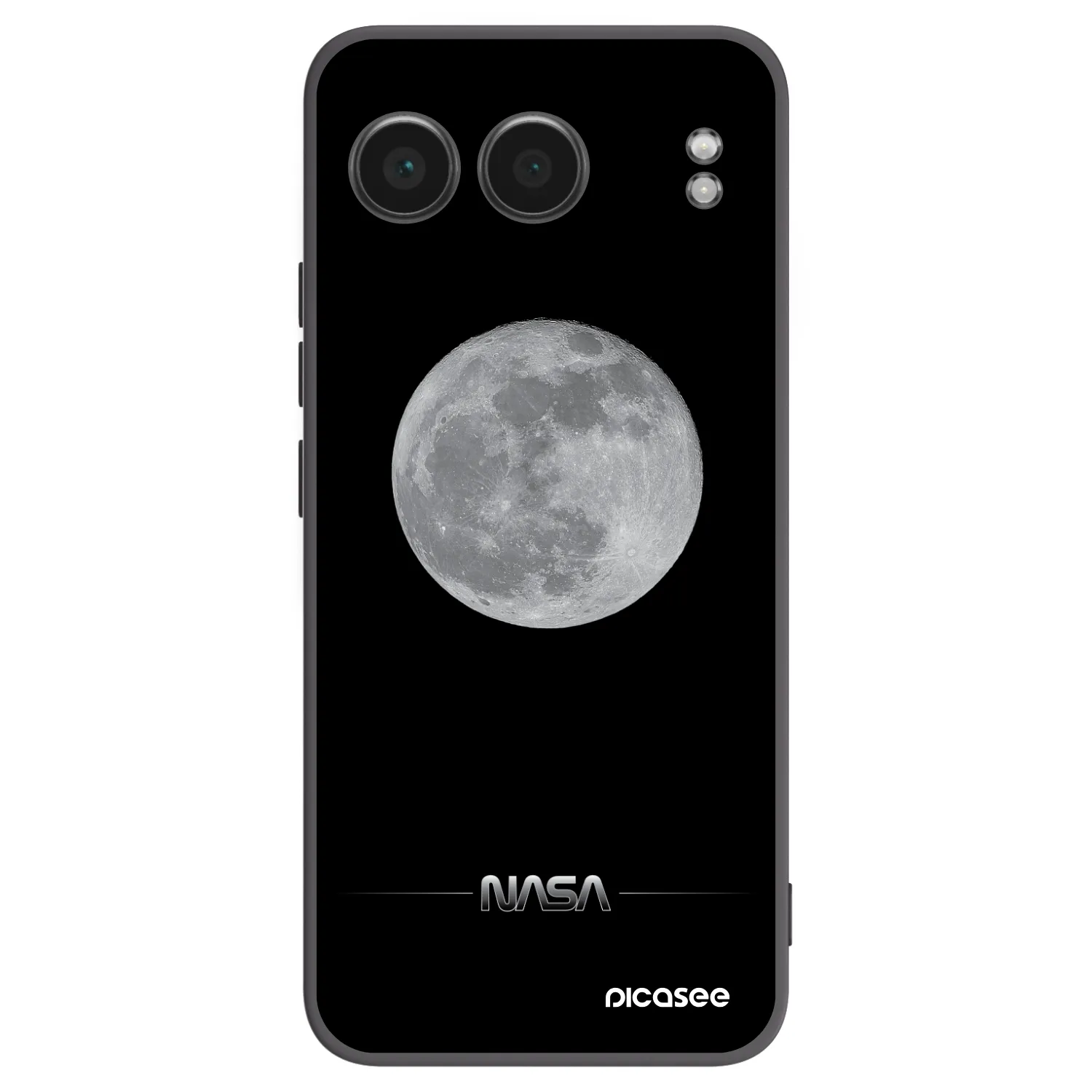 Picasee crna silikonska maskica za OnePlus Nord 4 - Moon Minimal