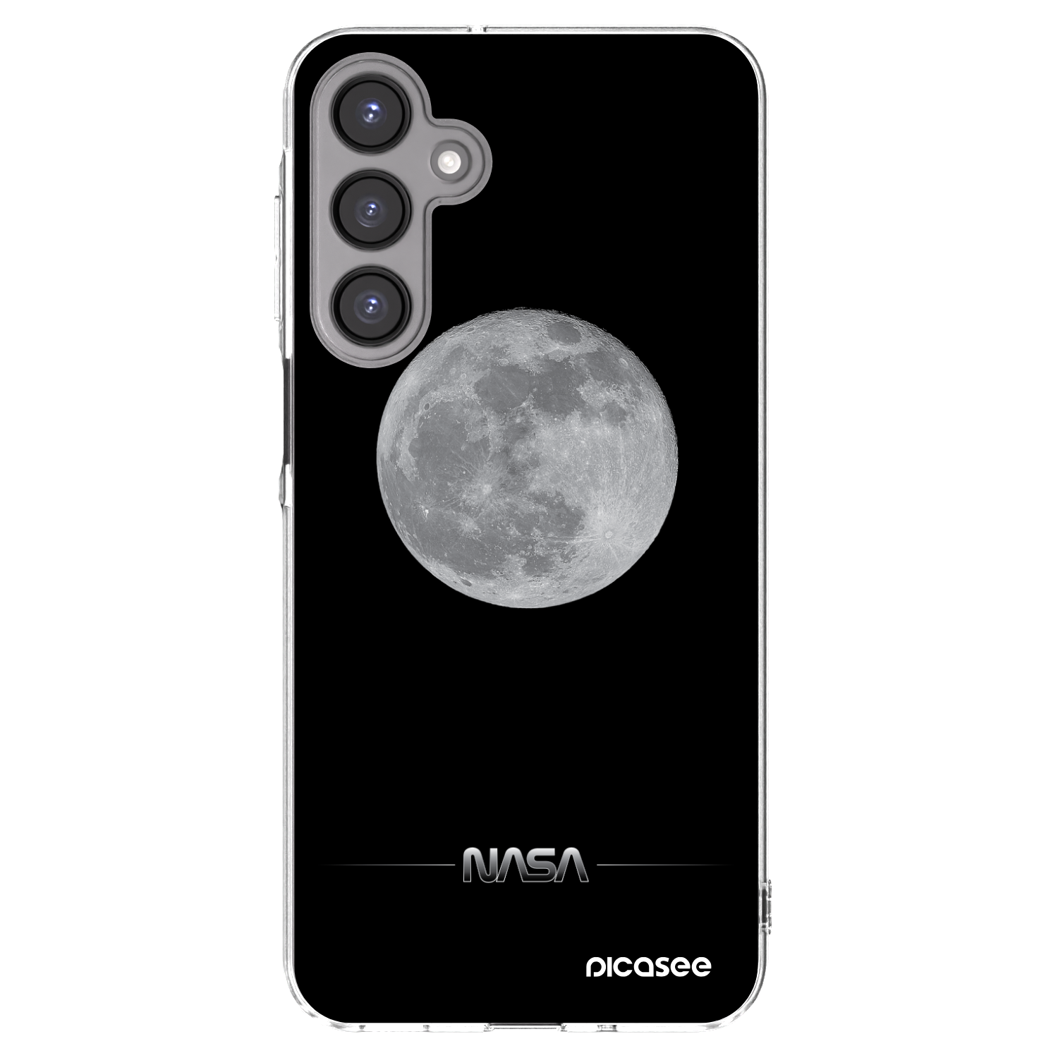 Picasee silikonska prozirna maskica za Samsung Galaxy A16 5G - Moon Minimal