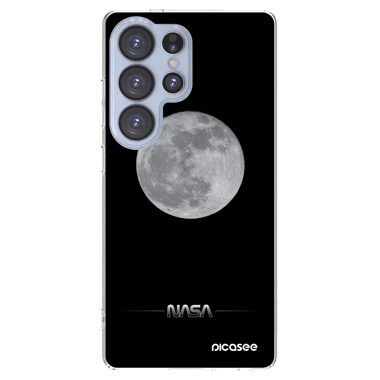 Picasee silikonska prozirna maskica za Samsung Galaxy S25 Ultra 5G - Moon Minimal