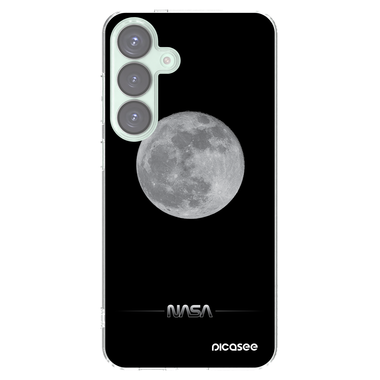 Picasee silikonska prozirna maskica za Samsung Galaxy S25+ 5G - Moon Minimal