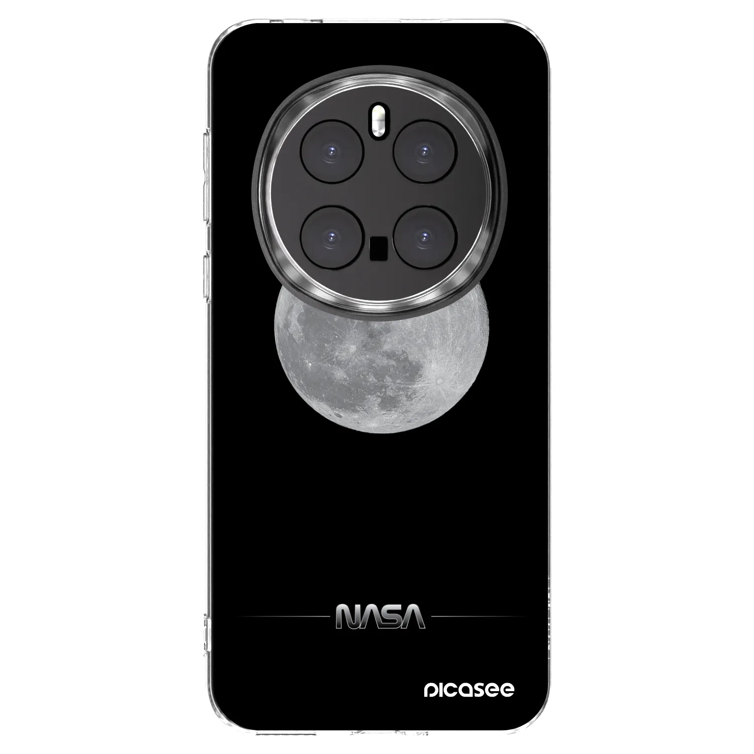Picasee silikonska prozirna maskica za Honor Magic7 Pro 5G - Moon Minimal