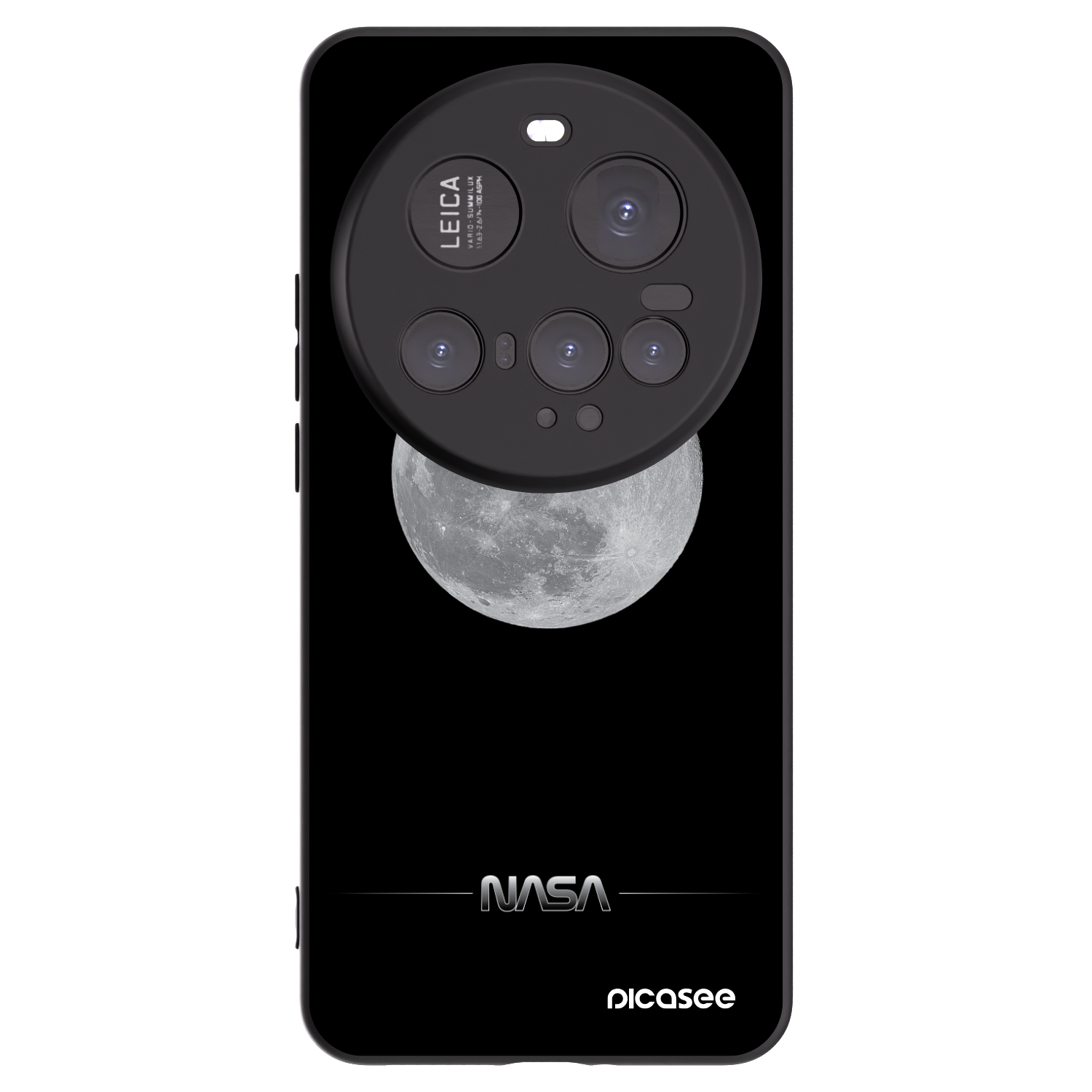 Picasee crna silikonska maskica za Xiaomi 15 Ultra - Moon Minimal