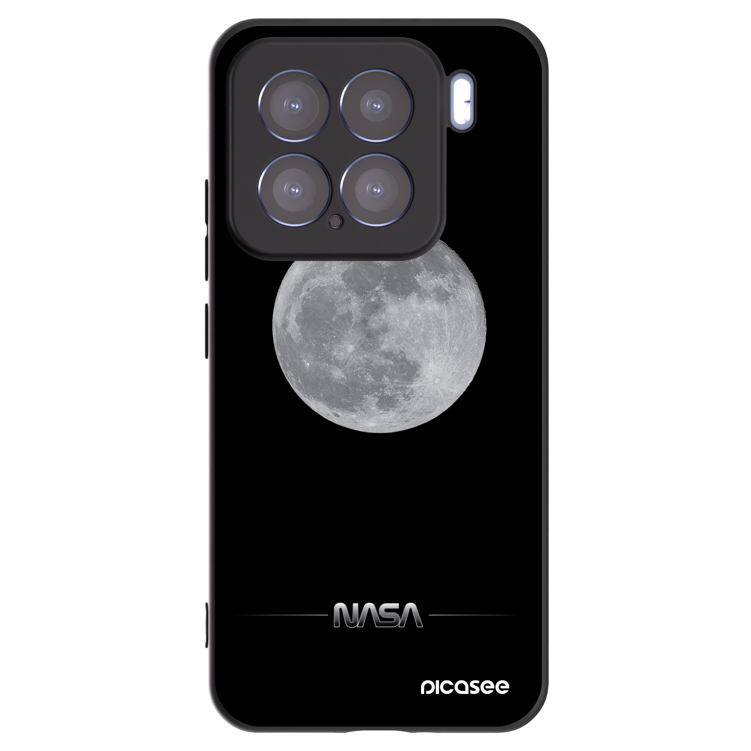 Picasee crna silikonska maskica za Xiaomi 15 - Moon Minimal