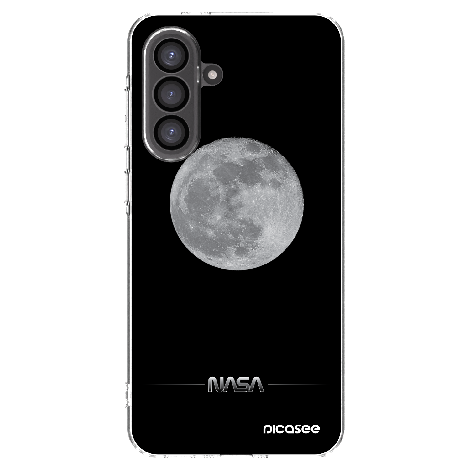 Picasee silikonska prozirna maskica za Samsung Galaxy A36 5G - Moon Minimal