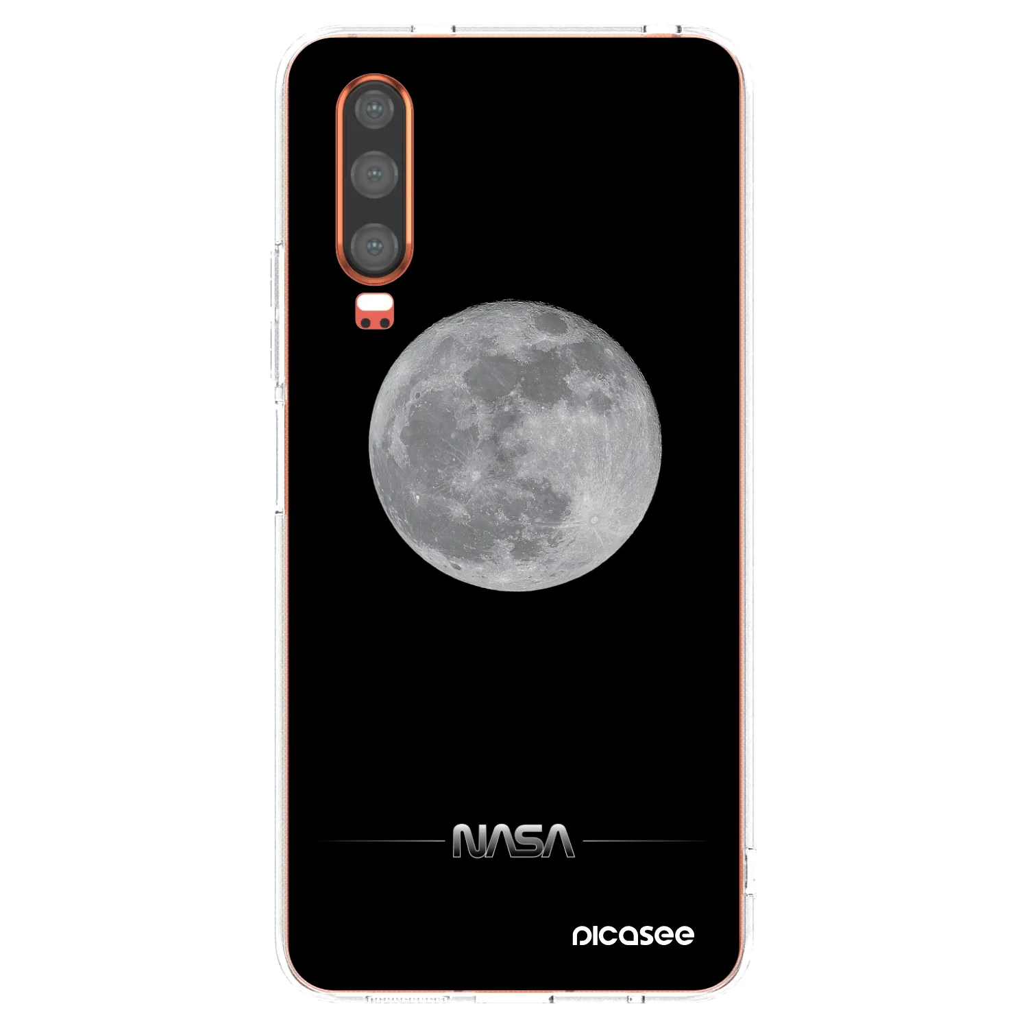 Picasee silikonska prozirna maskica za Huawei P30 - Moon Minimal
