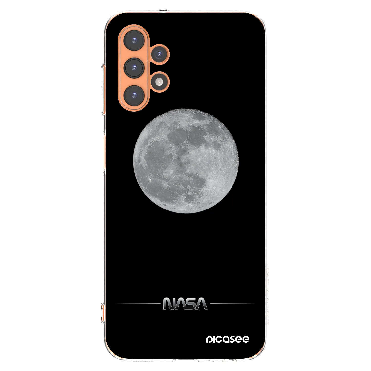 Picasee silikonska prozirna maskica za Samsung Galaxy A13 5G - Moon Minimal