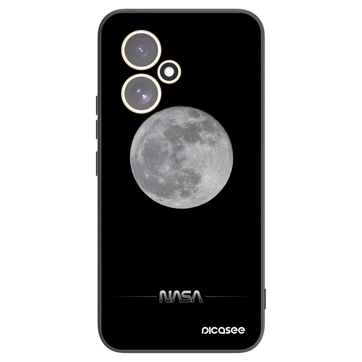 Picasee crna silikonska maskica za Honor 400 5G - Moon Minimal