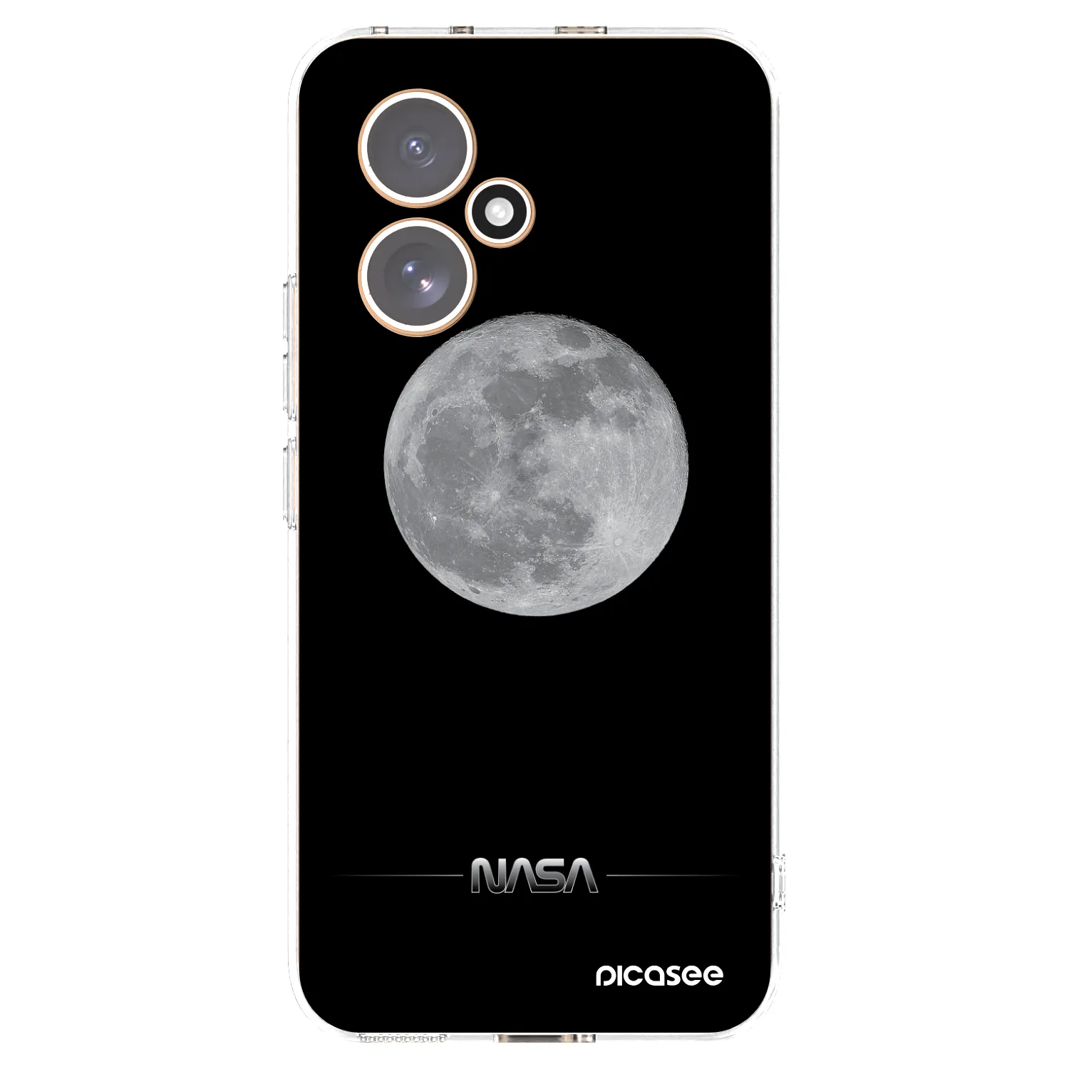 Picasee silikonska prozirna maskica za Honor 400 5G - Moon Minimal