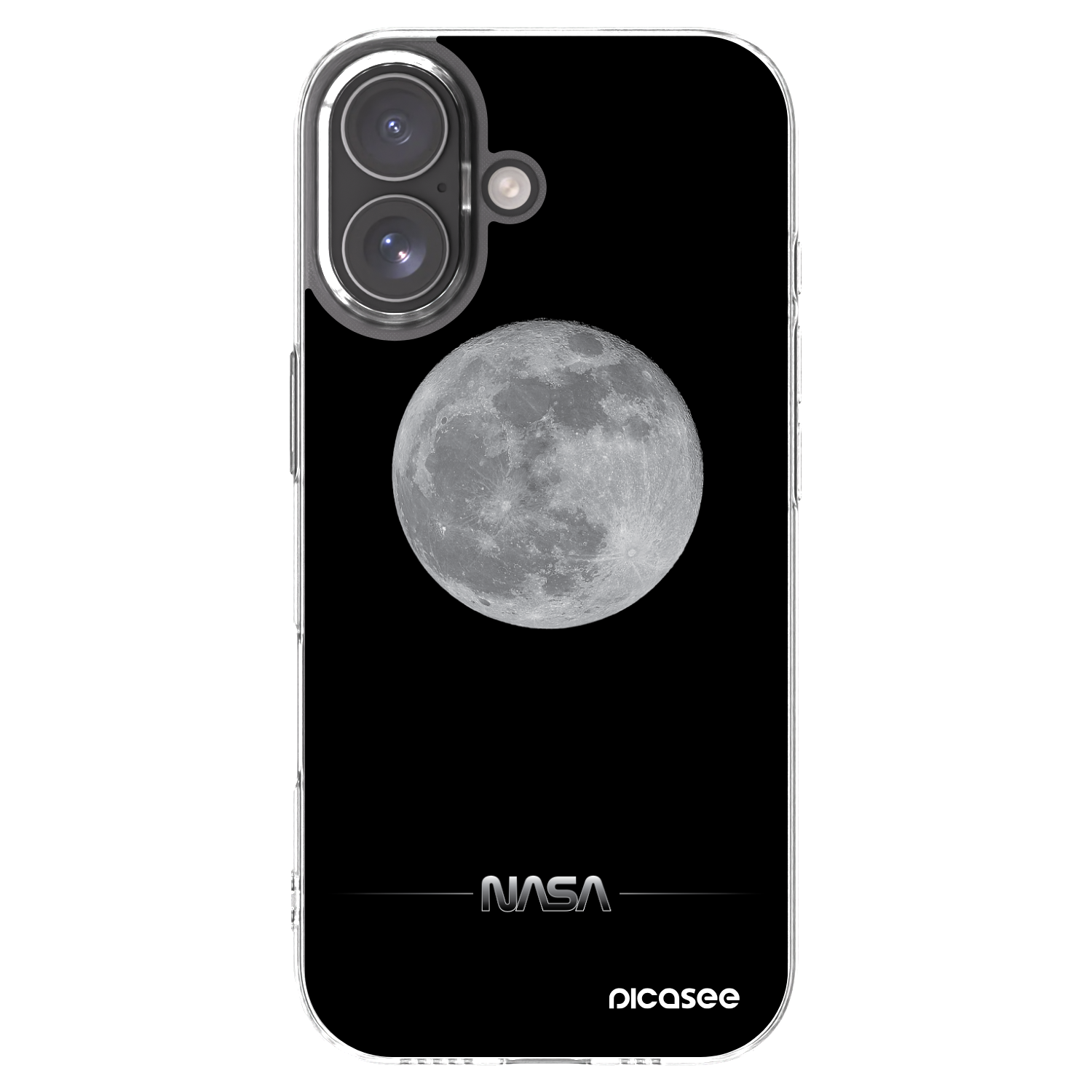 Picasee silikonska prozirna maskica za Apple iPhone 17 - Moon Minimal
