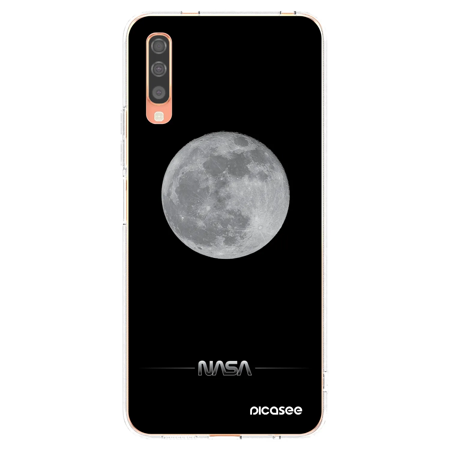 Picasee silikonska prozirna maskica za Samsung Galaxy A70 A705F - Moon Minimal