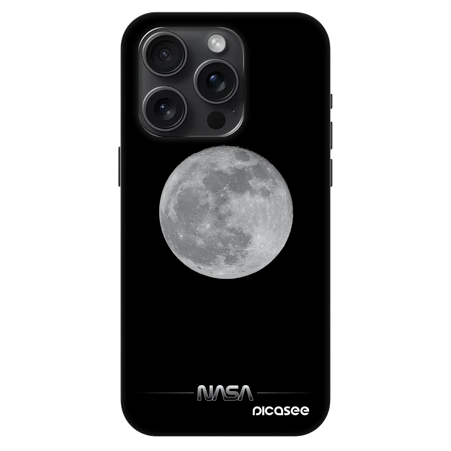 Picasee Fashion Case MagSafe za Apple iPhone 15 Pro - Moon Minimal