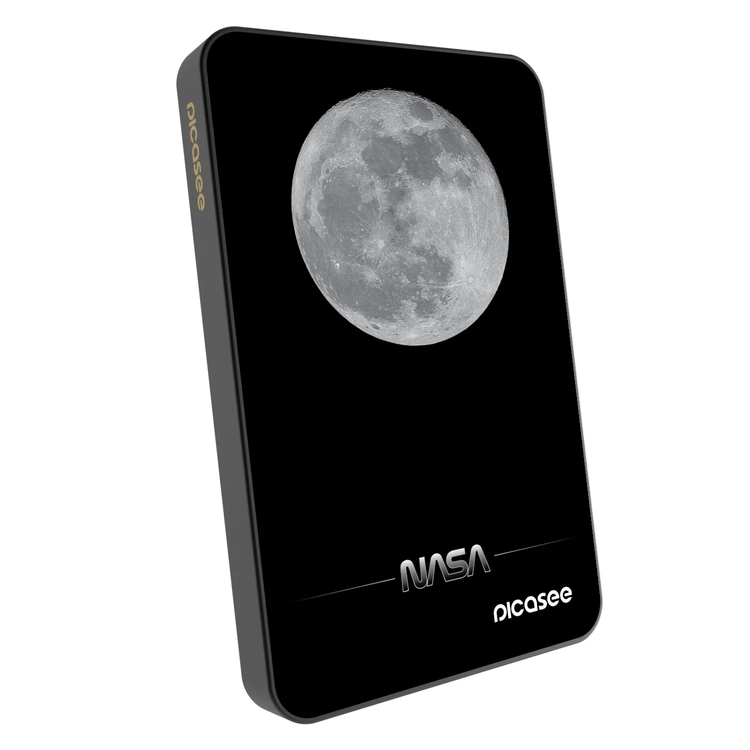 Picasee Prijenosni punjač s MagSafe 5 000 mAh Sivo - Moon Minimal