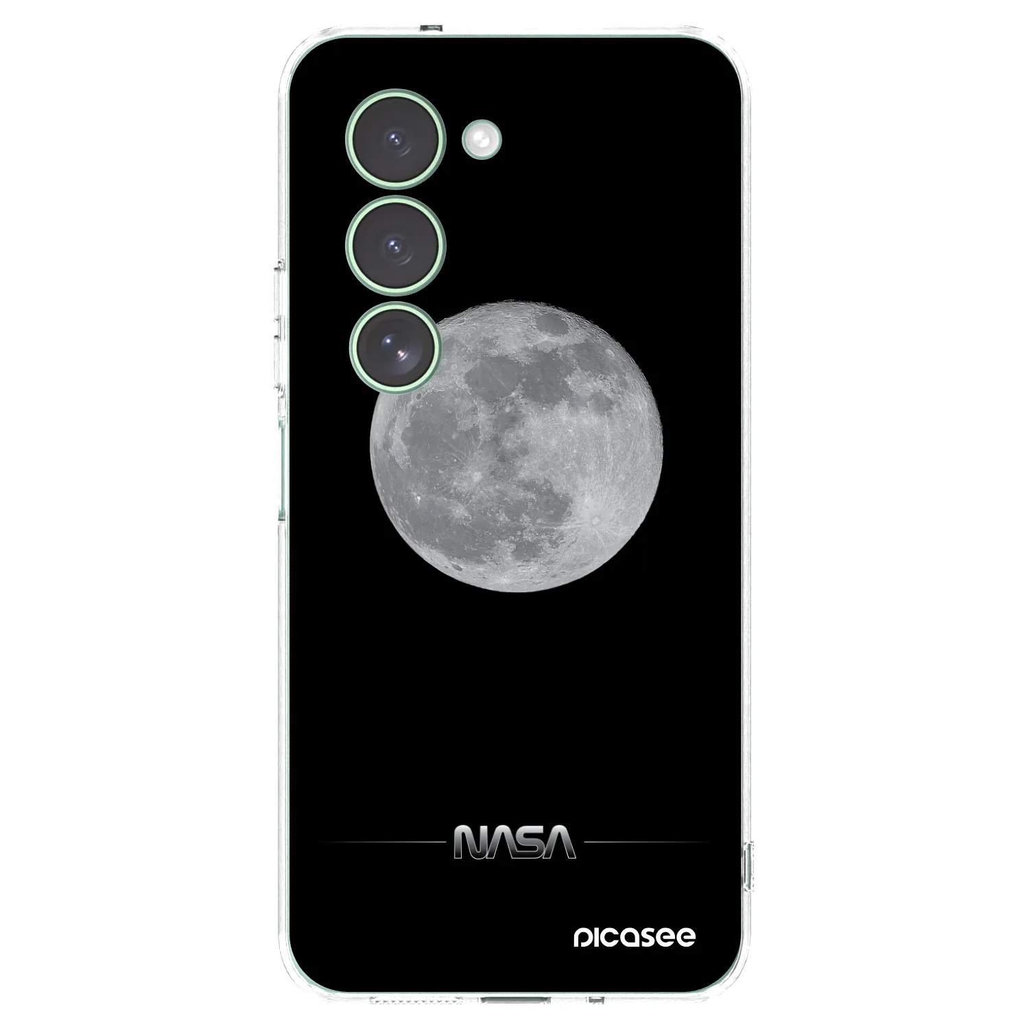 Picasee silikonska prozirna maskica za Xiaomi Redmi 15 5G - Moon Minimal