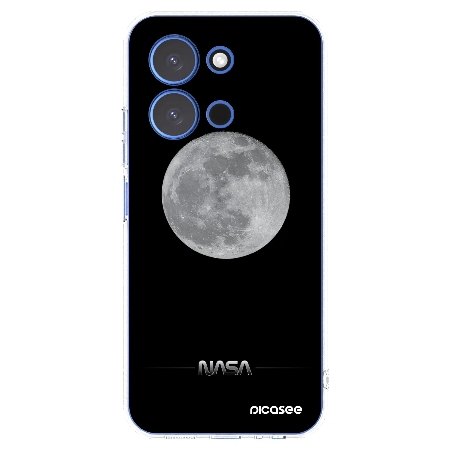 Picasee silikonska prozirna maskica za Xiaomi Redmi 15C 4G - Moon Minimal